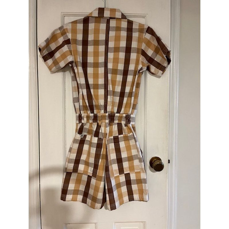Big Bud Press Big Bud Press - 70s style gingham mini jumpsuit— size XXS Size 25" / US 0 / IT 36 - 2 Thumbnail