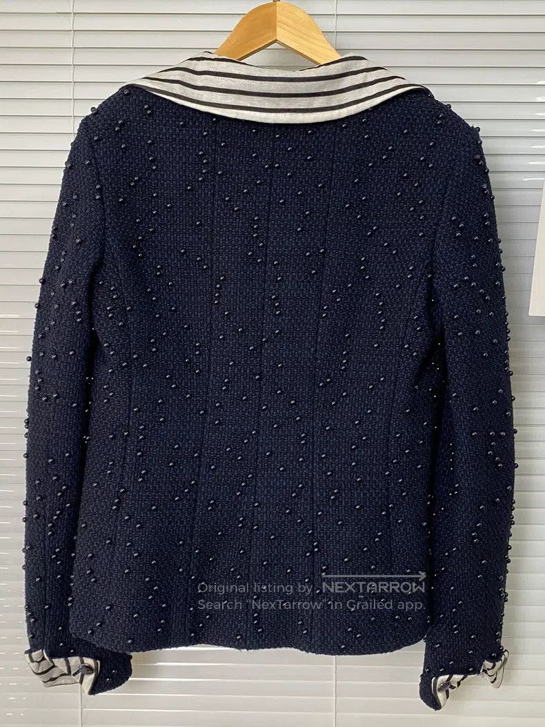 Chanel Chanel 17-year-old dark blue studded coat Size XS / US 0-2 / IT 36-38 - 2 Thumbnail