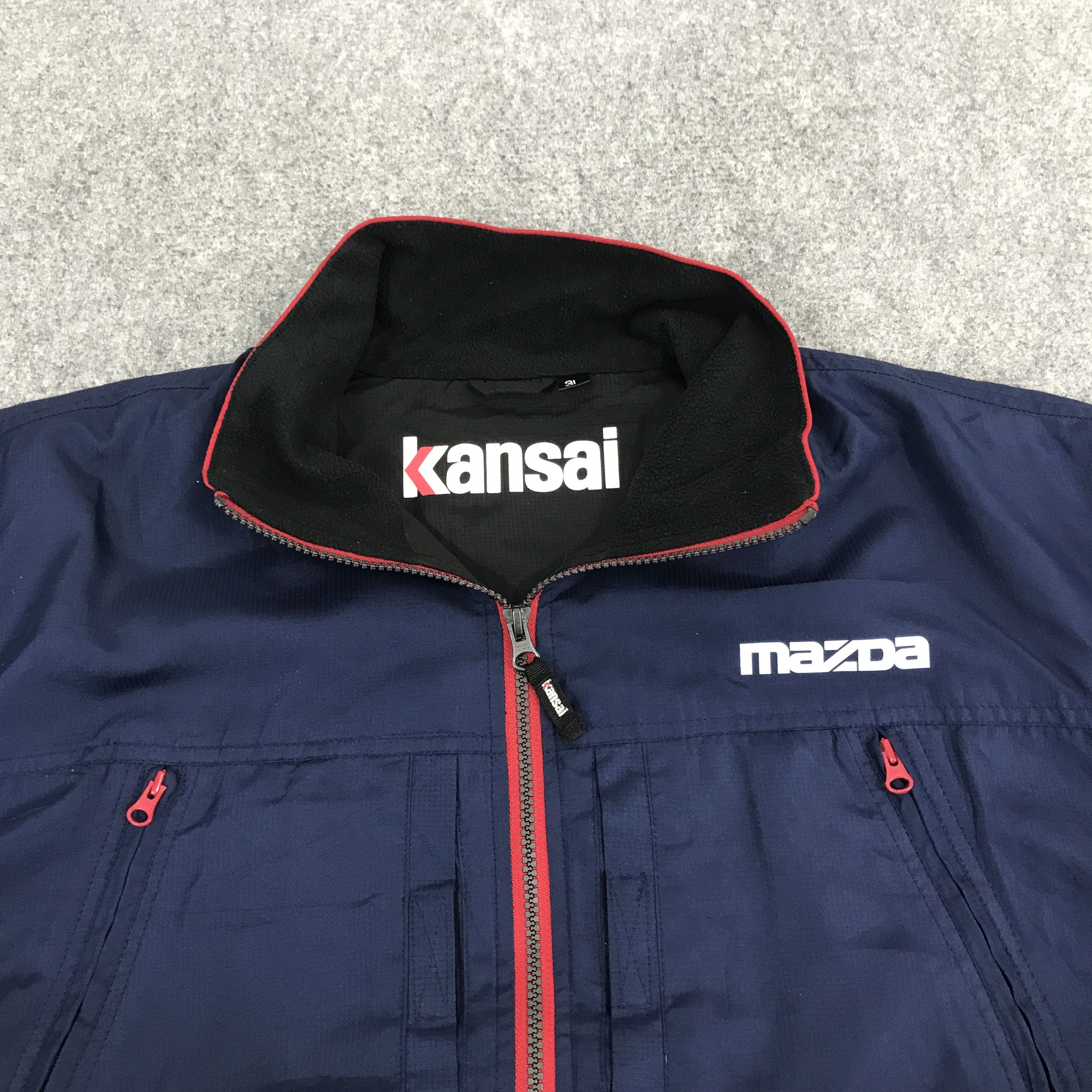 Japanese Brand Rare Mazda Racing Sport Custom Worker Zipper Jacket Size US XL / EU 56 / 4 - 8 Thumbnail