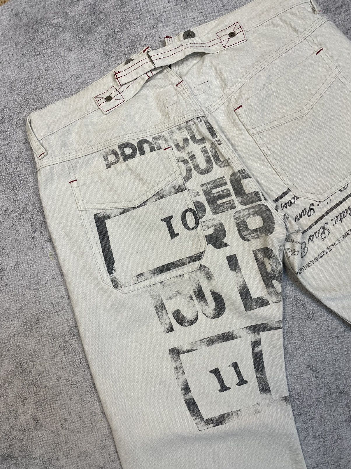 Comme des Garcons × Junya Watanabe Comme Des Garcons x Junya Watanabe S/S08 printed work pants Size US 34 / EU 50 - 9 Thumbnail