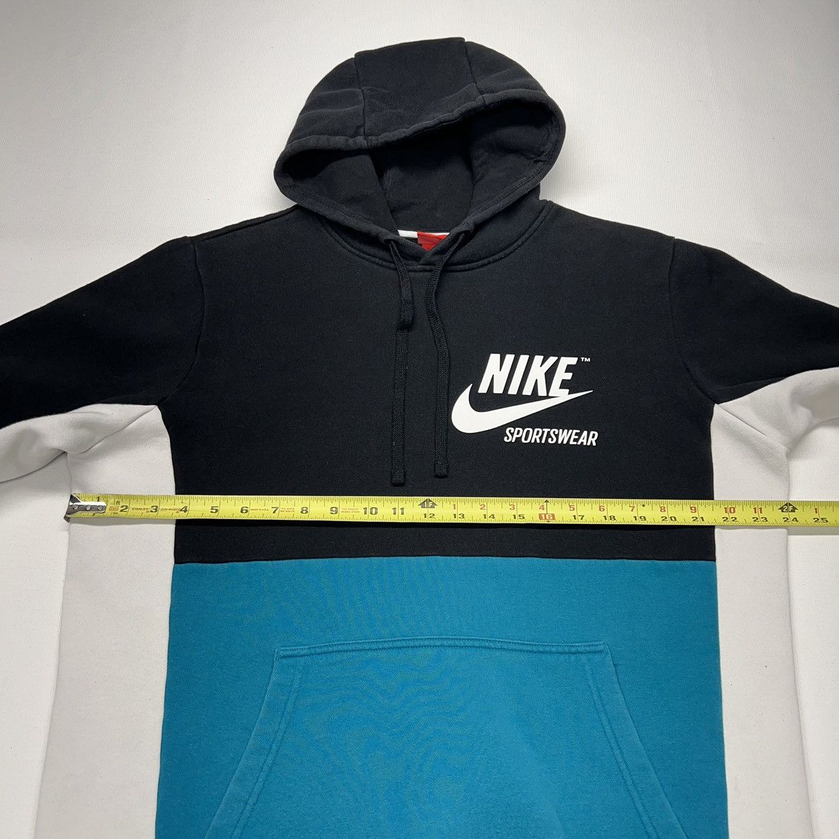 Nike Nike Sweatshirt Hoodie Teal Black Sportswear Logo Sweater Size US L / EU 52-54 / 3 - 18 Thumbnail