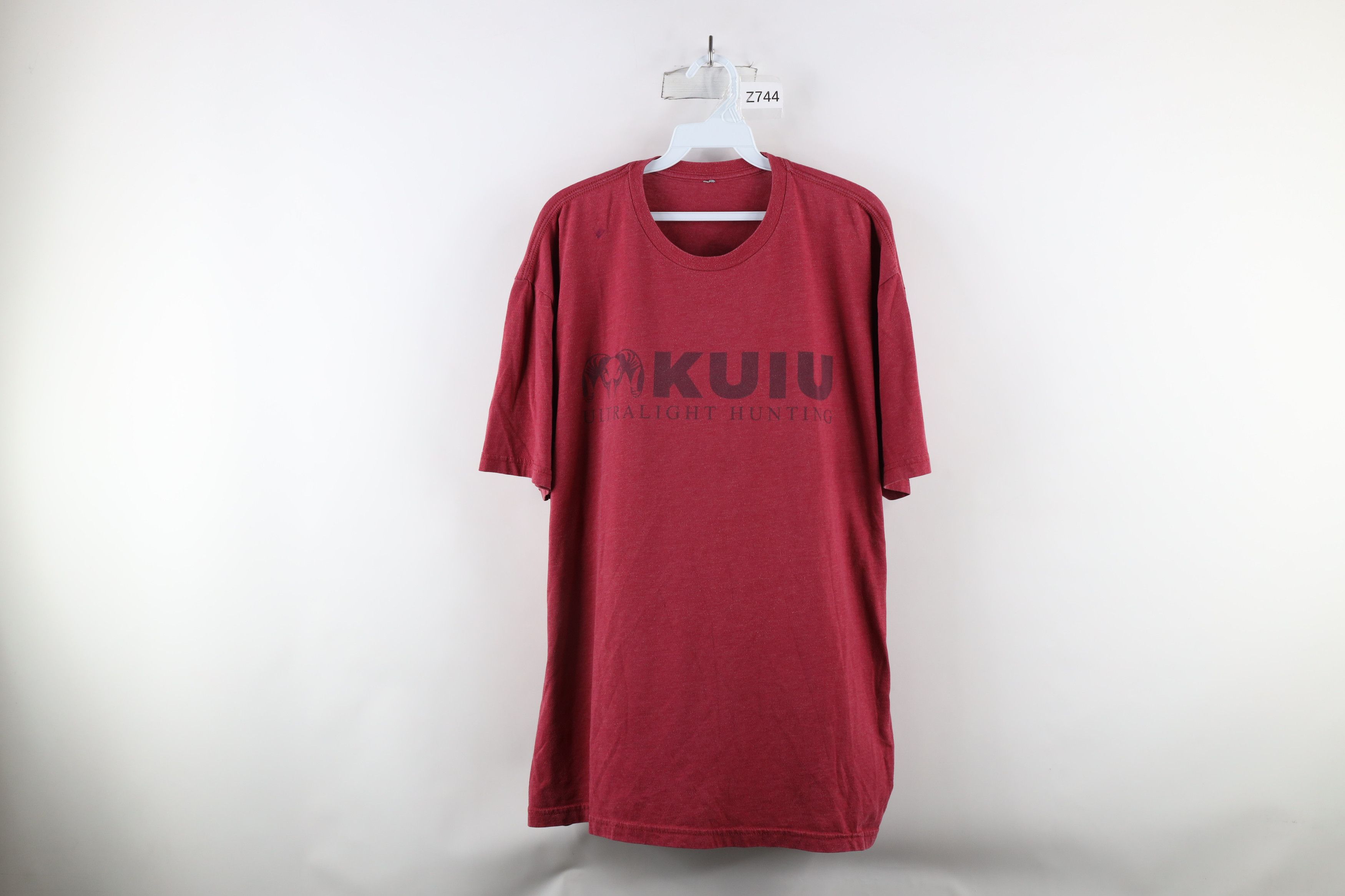 Vintage Kuiu Spell Out Ultralight Hunting Short Sleeve T-Shirt Red Size US XXL / EU 58 / 5 - 1 Thumbnail