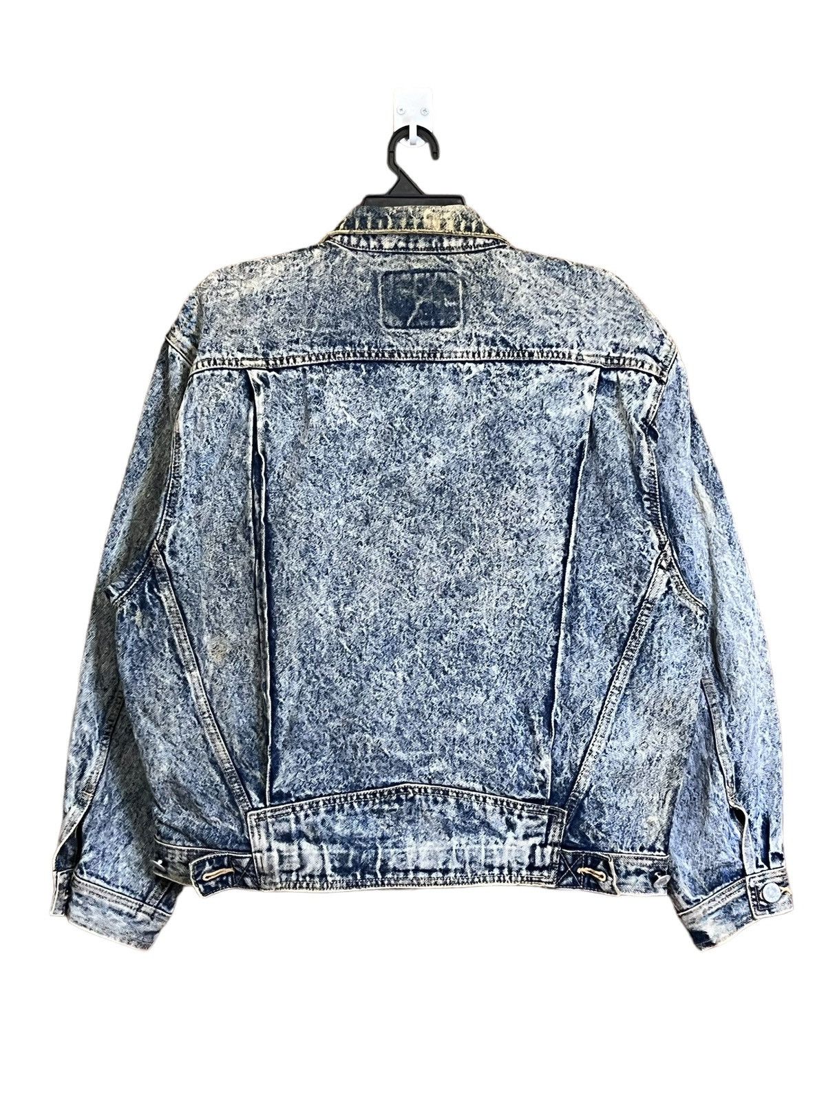 Edwin ICONIC🔥VINTAGE EDWIN ACID WASH TRUCKER DENIM JACKET Size US L / EU 52-54 / 3 - 2 Thumbnail