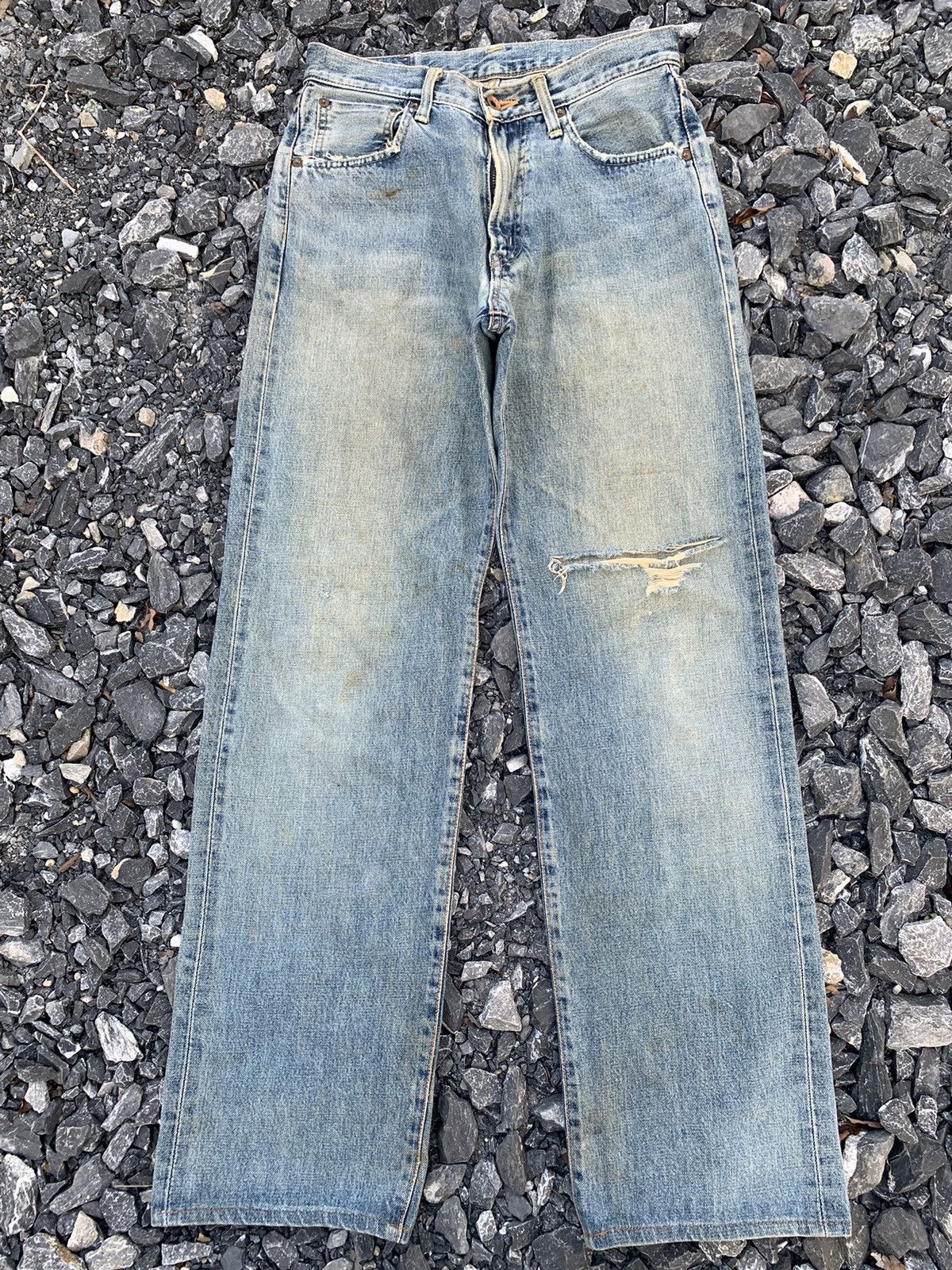 Kapital VINTAGE 505X SELVEDGE FADED JAPANESE DISTRESSED DENIM Size US 28 / EU 44 - 1 Thumbnail