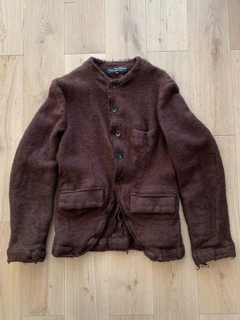 Comme des Garcons Comme des Garçons Homme Plus Brown Wool Blazer S Size US S / EU 44-46 / 1 - 1 Thumbnail