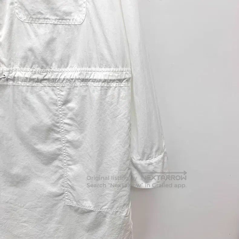 Fendi Fendi White Pocket Logo Relief Cotton Drawstring Waist Lon Size XS / US 0-2 / IT 36-38 - 4 Thumbnail