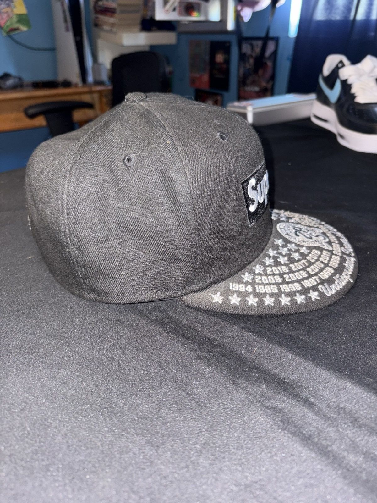 New Era × Supreme Supreme box logo “TOC”, “NE” fitted hat Size 32 - 5 Thumbnail