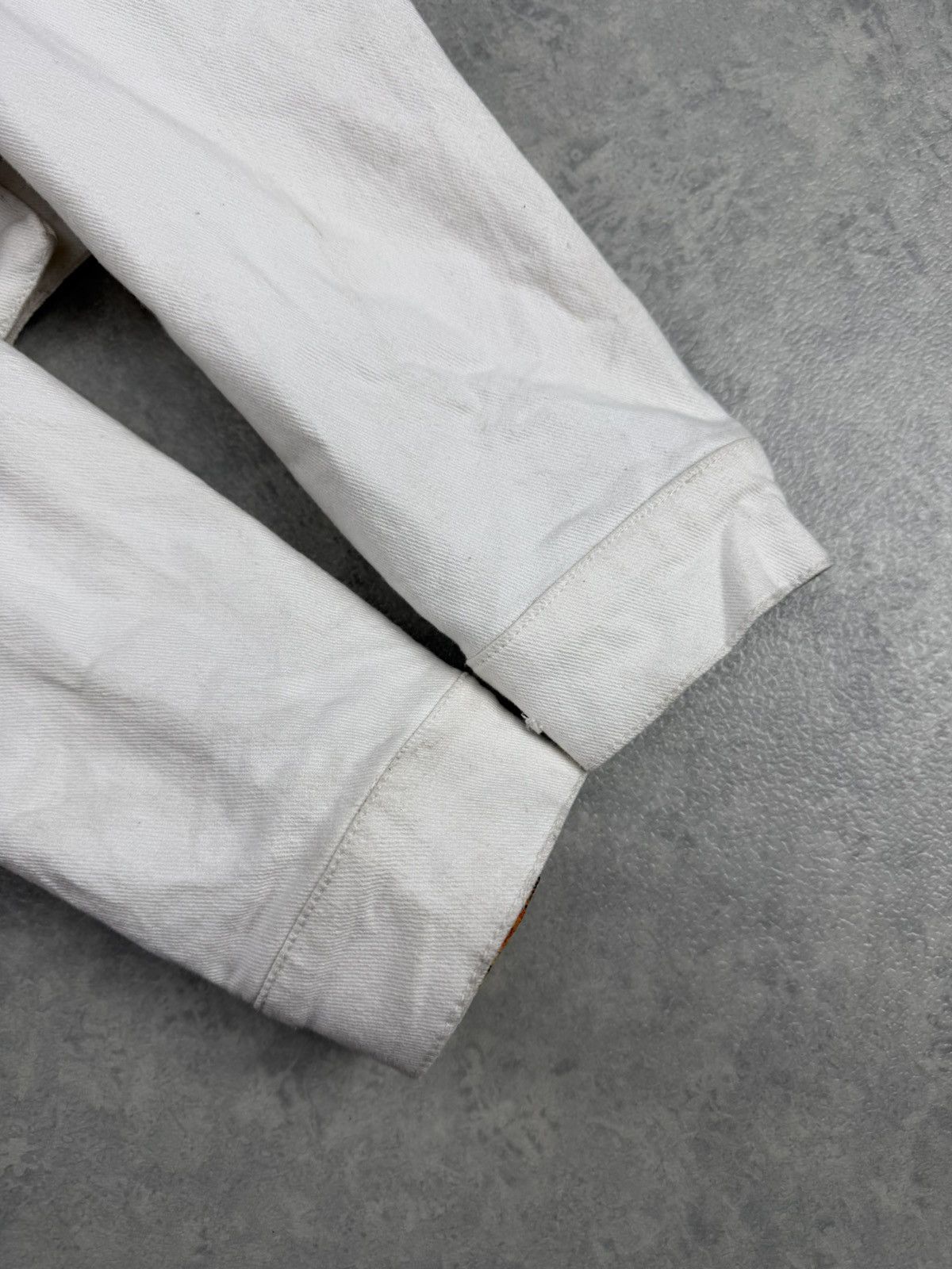 Other Antica Sartoria Capri White Denim Jacket Size XS Size XS / US 0-2 / IT 36-38 - 13 Thumbnail