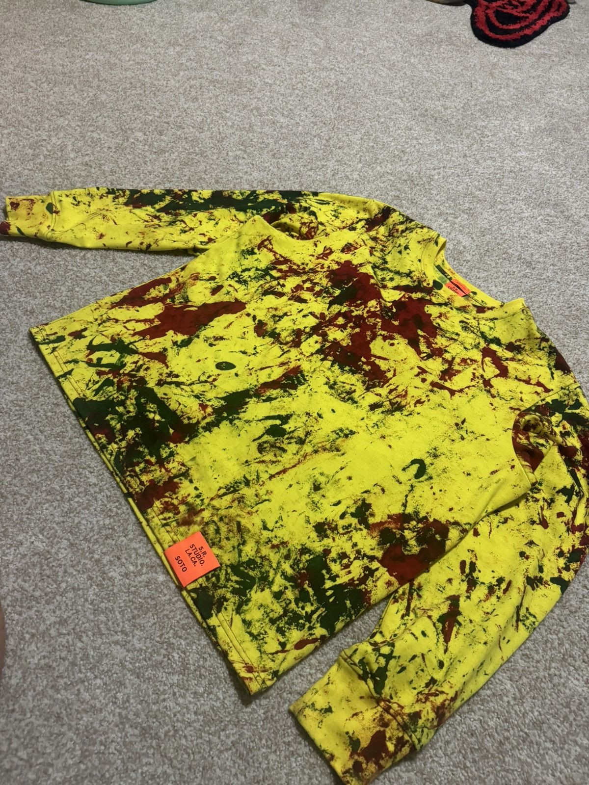 Sterling Ruby SR Studios Yellow Hand Dyed Longsleeve Size US S / EU 44-46 / 1 - 4 Thumbnail