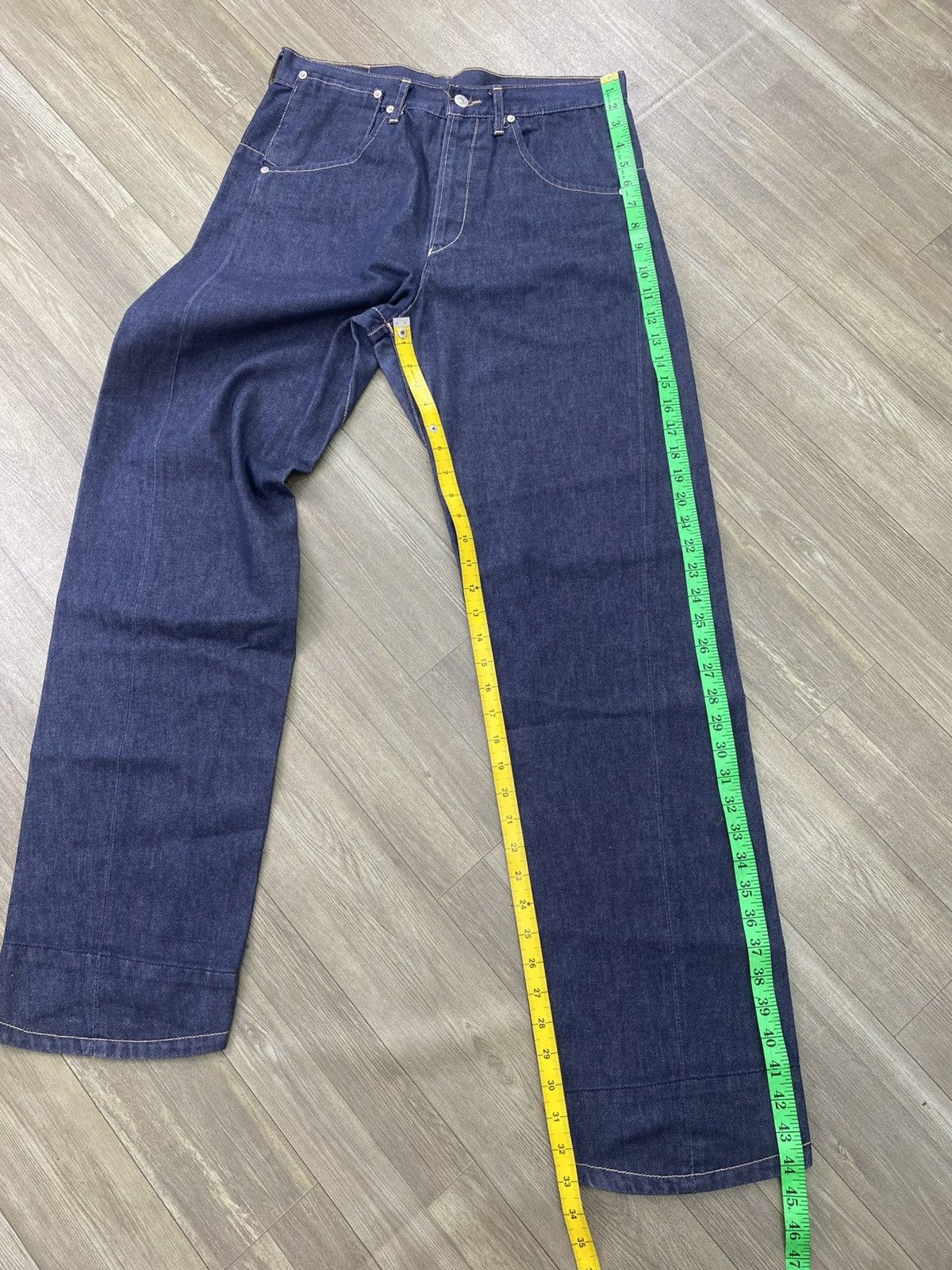 Levi's Vintage Clothing 1999s Vintage Levi’s Engineered Japan Indigo Baggy Jeans Size US 29 - 19 Thumbnail