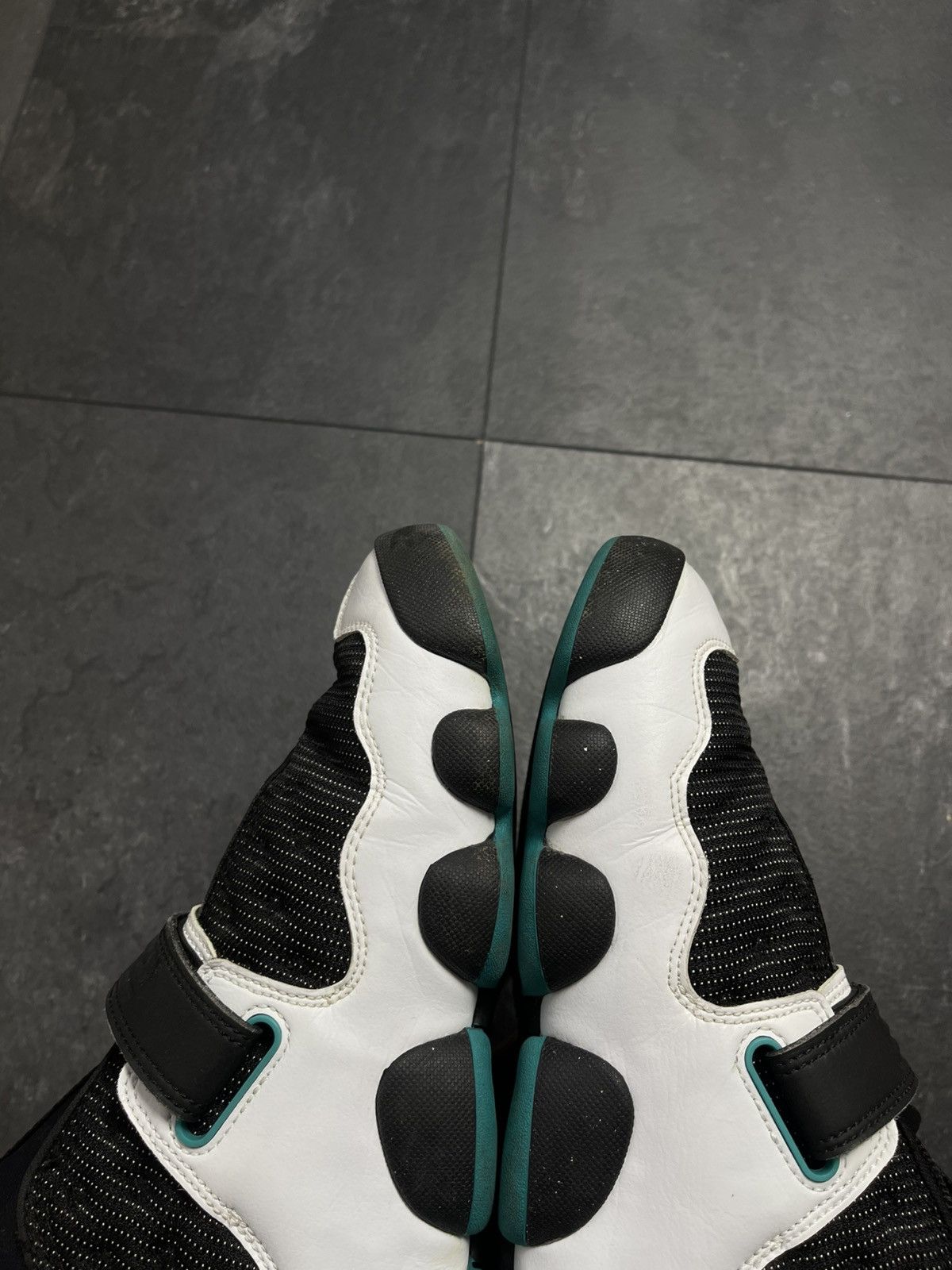 Streetwear Air Jordan Black Cat Retro Black Turbo Green White Size US 8.5 / EU 41-42 - 14 Thumbnail