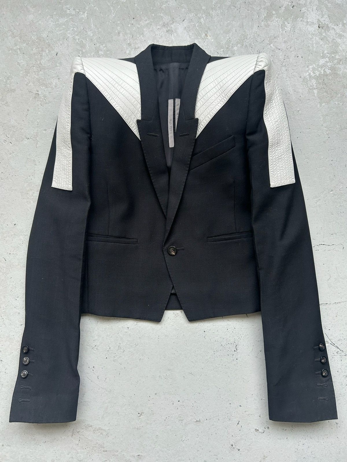 Rick Owens Rick Owens SS21 PHLEGETHON Alice Neue Blazer Size US S / EU 44-46 / 1 - 1 Thumbnail