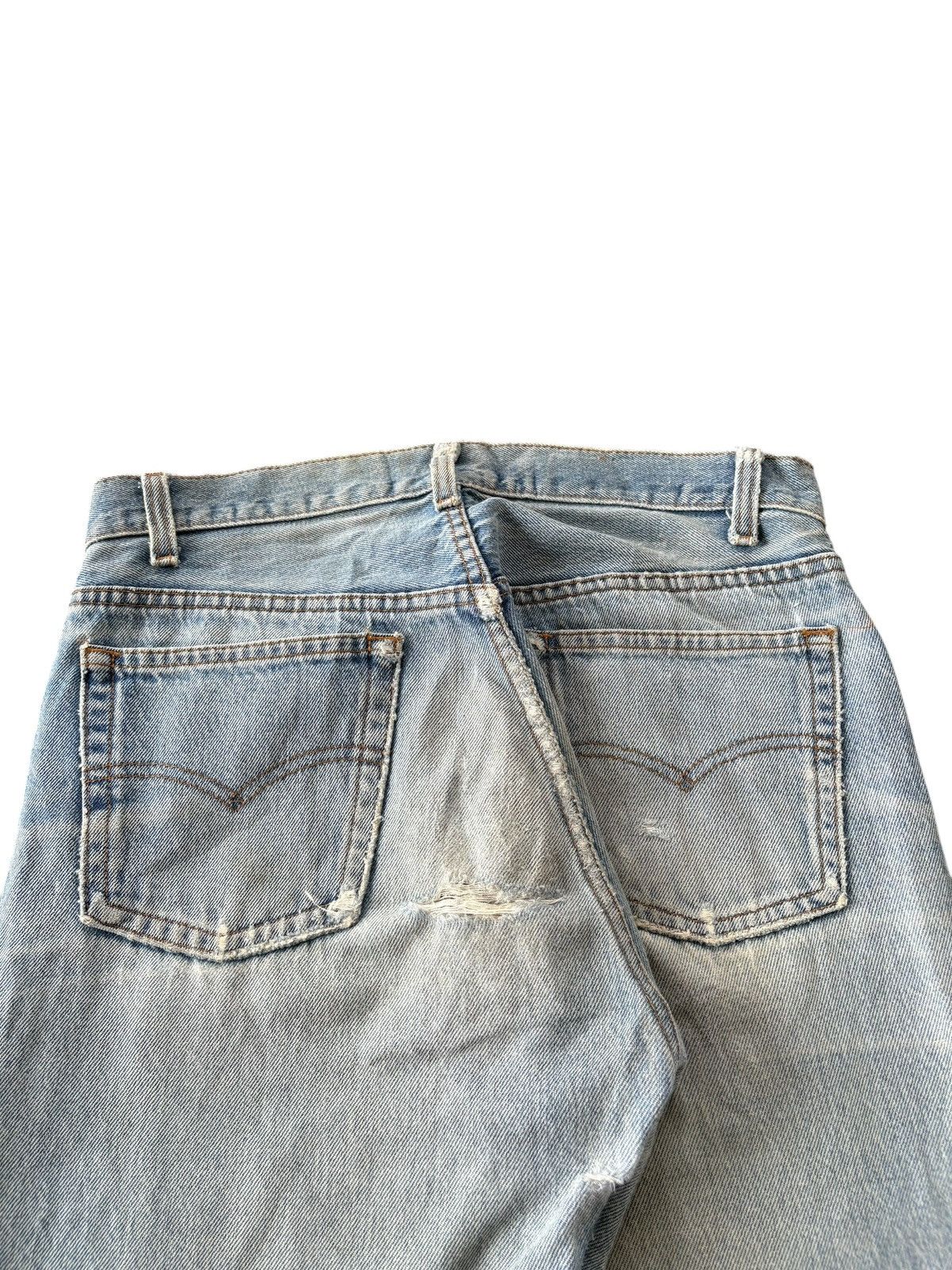 Levi's Vintage 80s Levis 501 Stonewashed Distressed Jeans Size US 30 / EU 46 - 7 Thumbnail