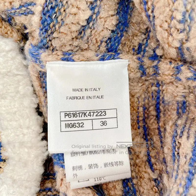 Chanel Chanel Wool Blend Striped Sweater for Women . Size S / US 4 / IT 40 - 8 Thumbnail