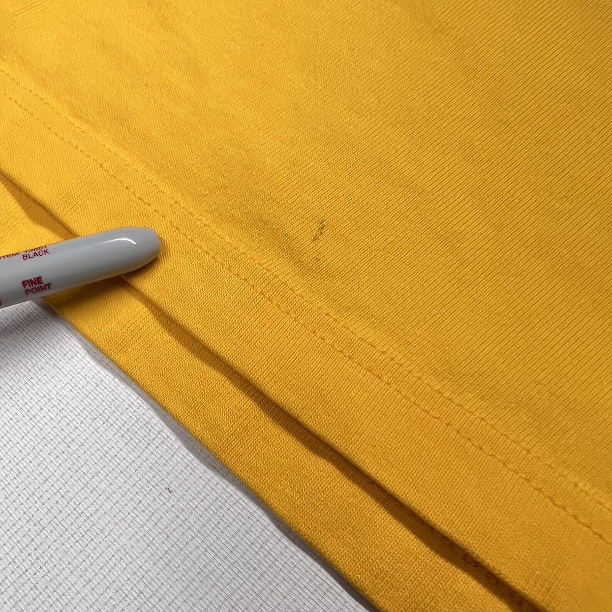 Russell Athletic × Vintage VTG Russell Athletic Shirt Yellow Pro Cotton Long Sleeve Size US XXL / EU 58 / 5 - 8 Thumbnail