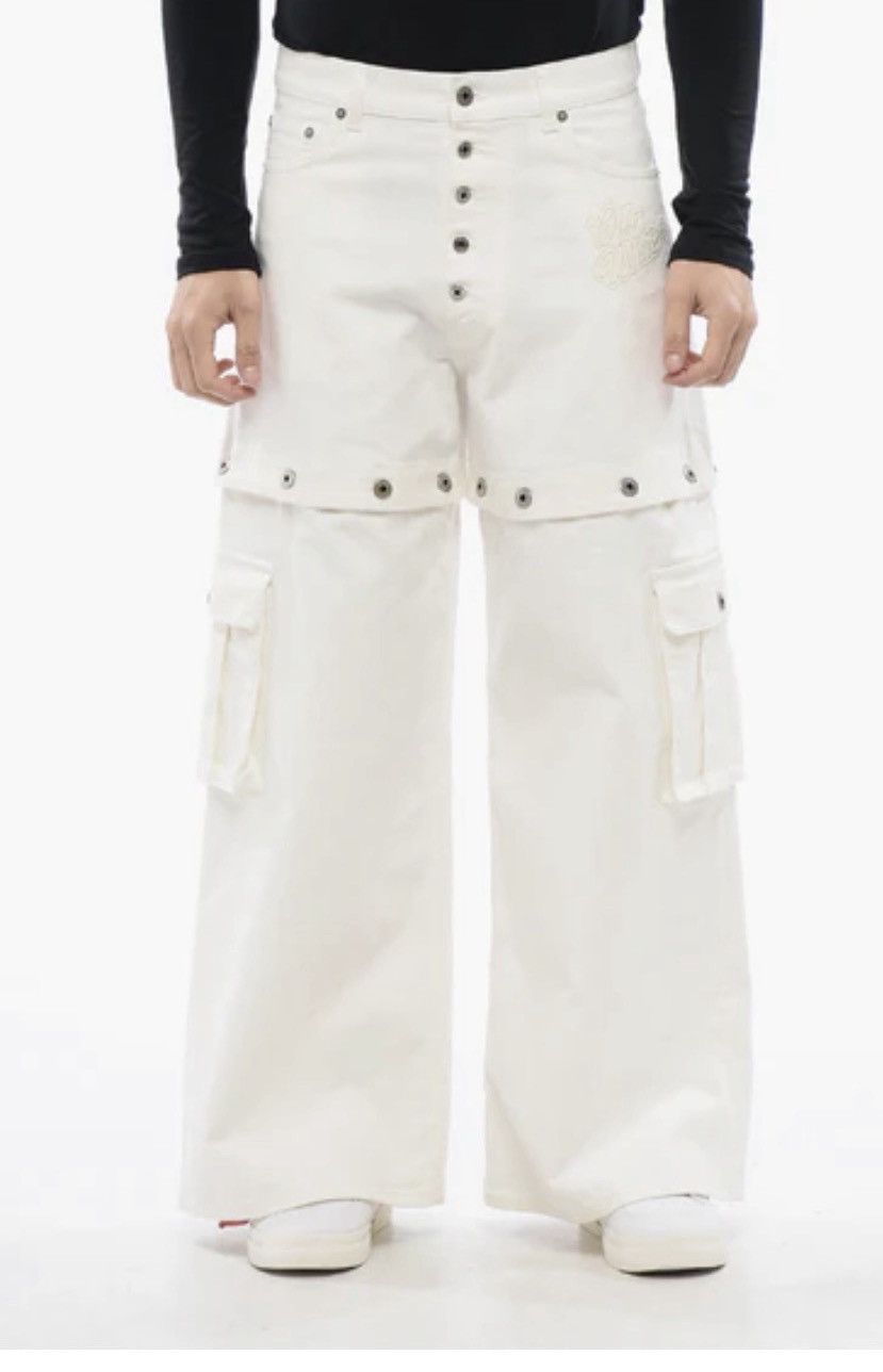Off-White Off White Baggy Fit Jeans Size US 31 - 1 Thumbnail