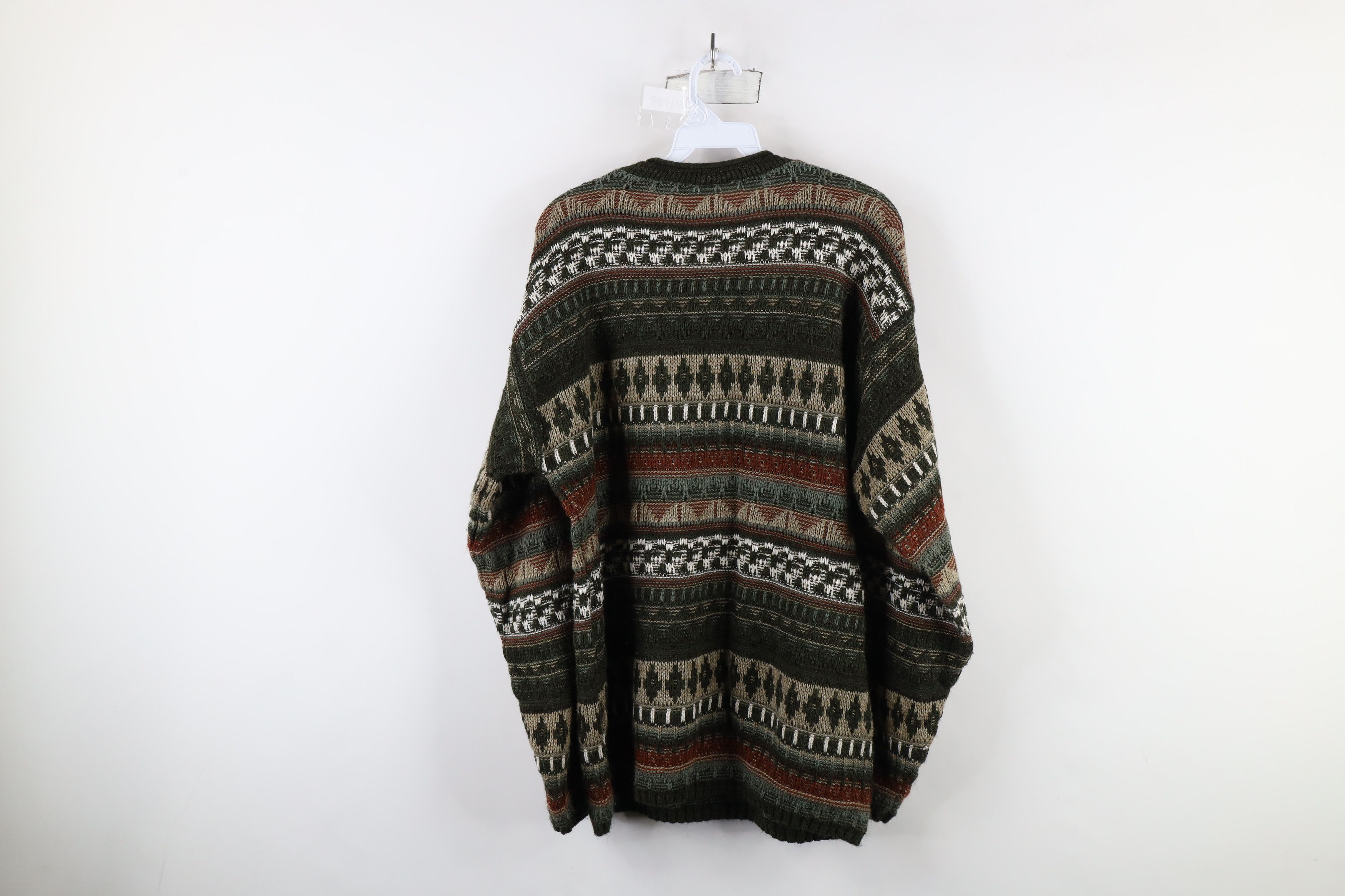 Vintage Vintage 90s Streetwear Fair Isle Marled Knit Sweater USA Size US L / EU 52-54 / 3 - 7 Thumbnail