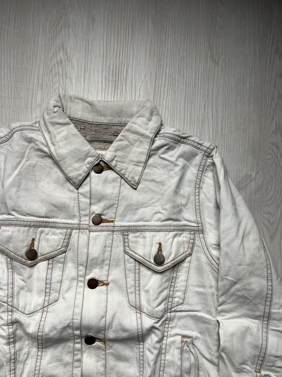 Maison MIHARA YASUHIRO MiharaYasuhiro AW05 Layered Stack Denim Jacket Size US M / EU 48-50 / 2 - 5 Thumbnail