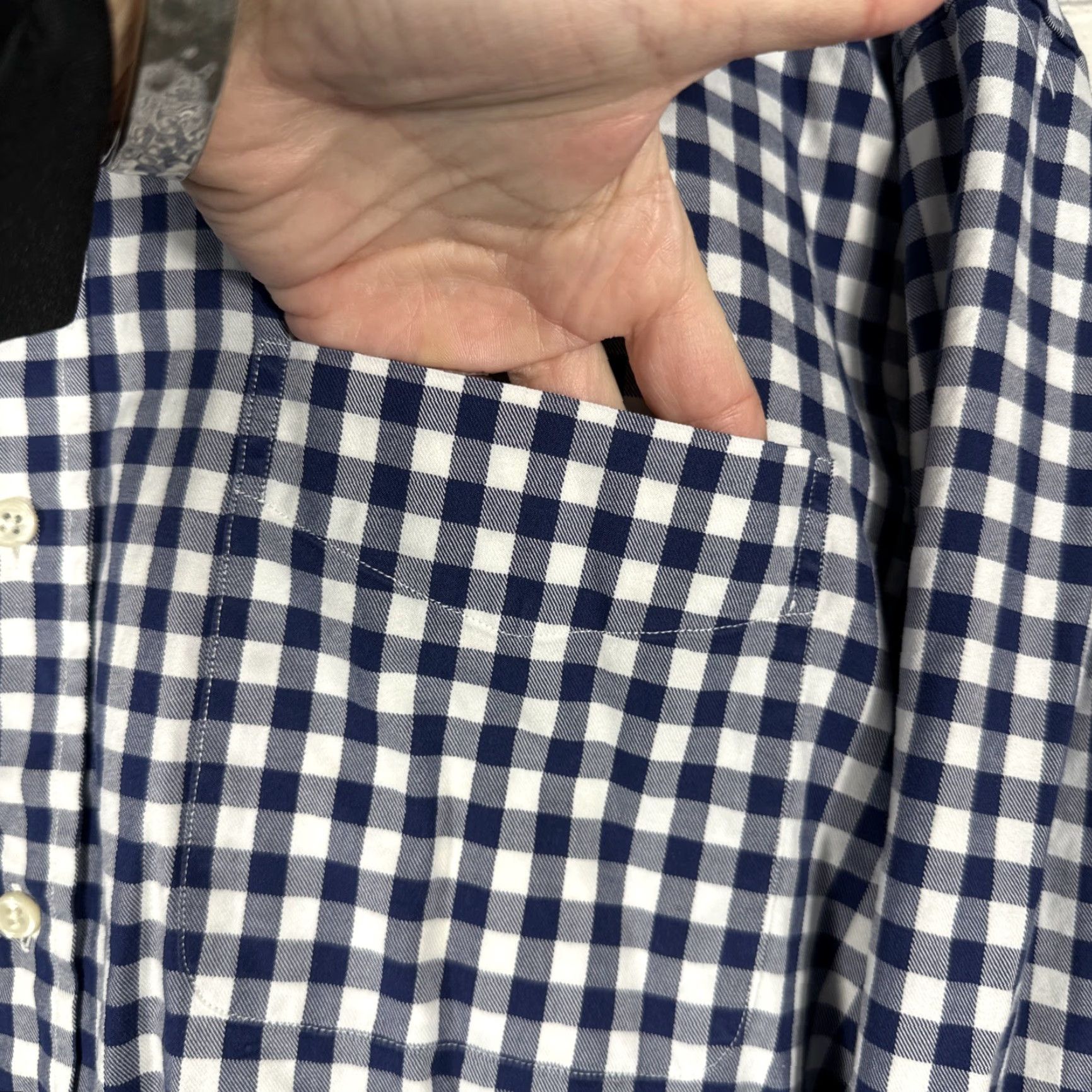 Ralph Lauren Ralph Lauren Shirt Mens Button Up XXL Blue White Check Bertrand 2XL Cotton Size US XXL / EU 58 / 5 - 2 Thumbnail