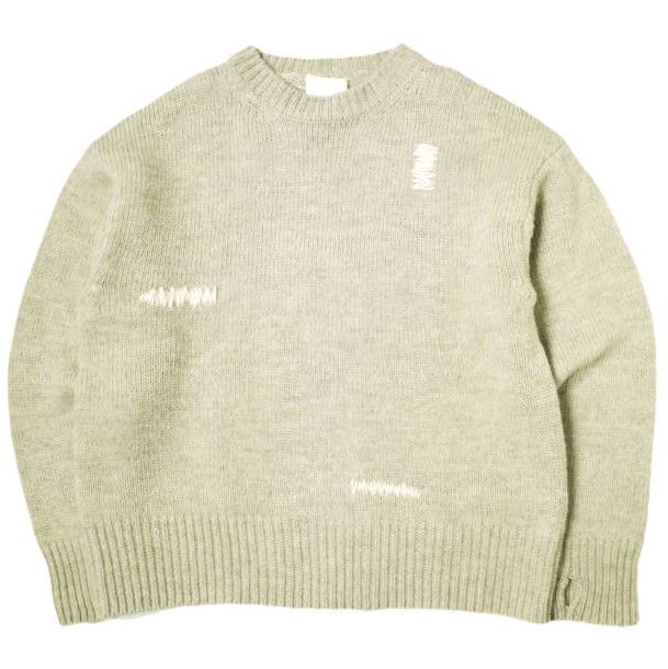 Other Other refomed GRANNY REPAIR KNIT SWEATER Wool Sweater Cotton Tops REKN-004 DUTY FREE for USA Size ONE SIZE - 1 Thumbnail