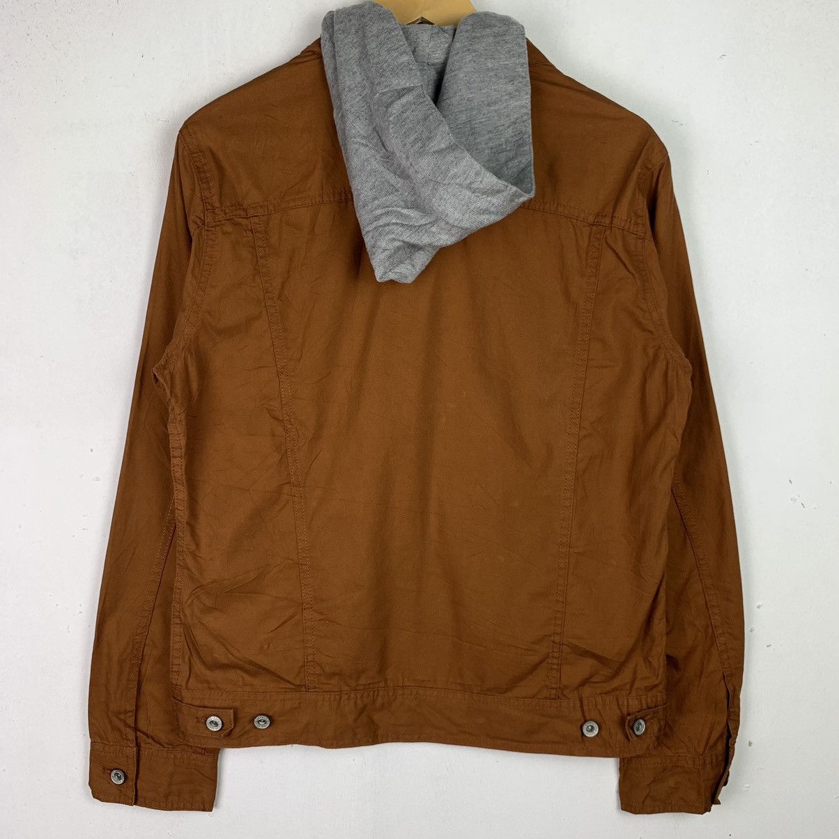 Japanese Brand × Vintage Vintage Japanese Brand Button Up Hooded Jacket Size US L / EU 52-54 / 3 - 9 Thumbnail