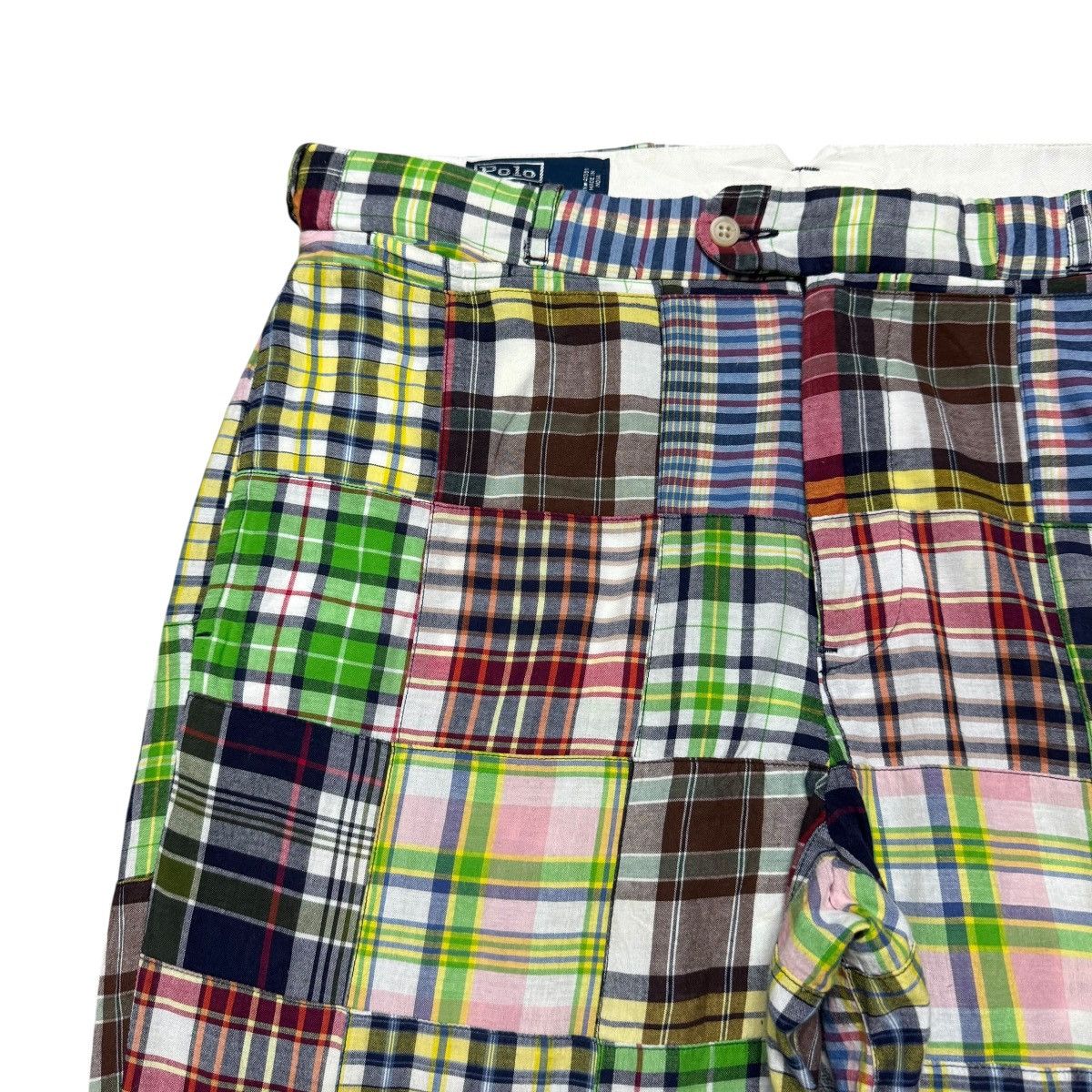 Polo Ralph Lauren Vintage 90s Polo Ralph Lauren Madras Checked Patchwork Pants Size US 36 / EU 52 - 4 Thumbnail