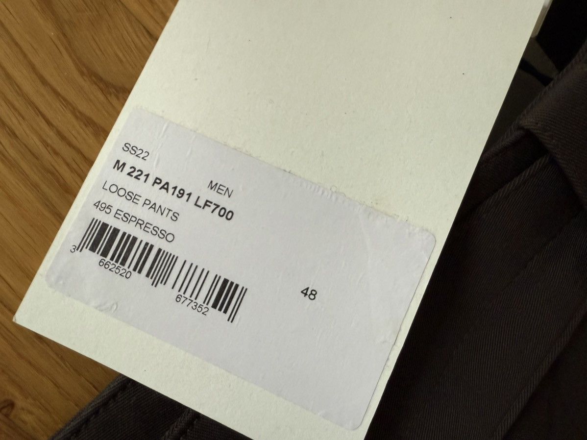 Lemaire Lemaire Loose Belted Pant - Wool - espresso - 48 Size US 32 / EU 48 - 4 Thumbnail