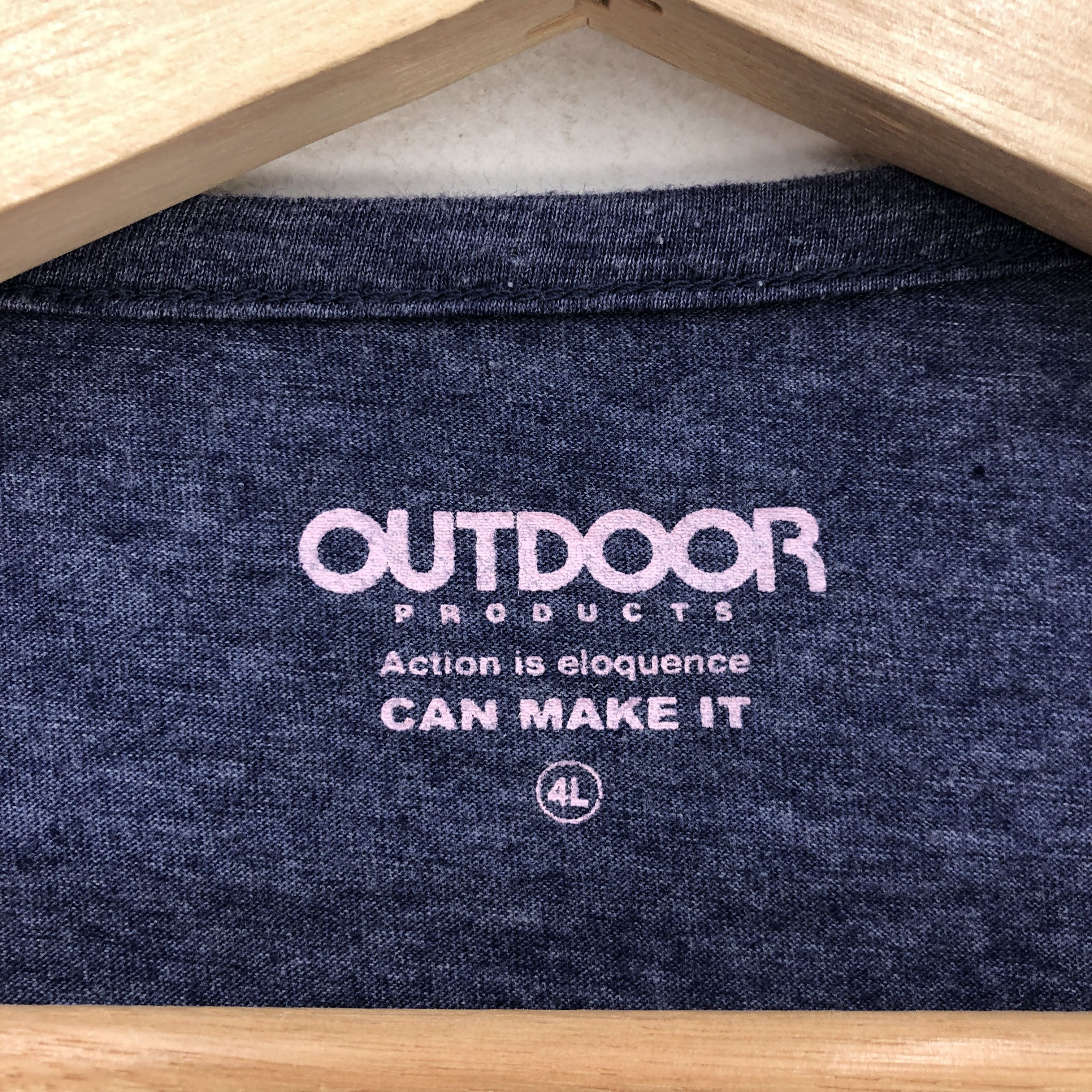 Vintage Vintage Y2K Outdoor T Shirt Spell Out Outdoor Crewneck Tees Size US L / EU 52-54 / 3 - 4 Thumbnail