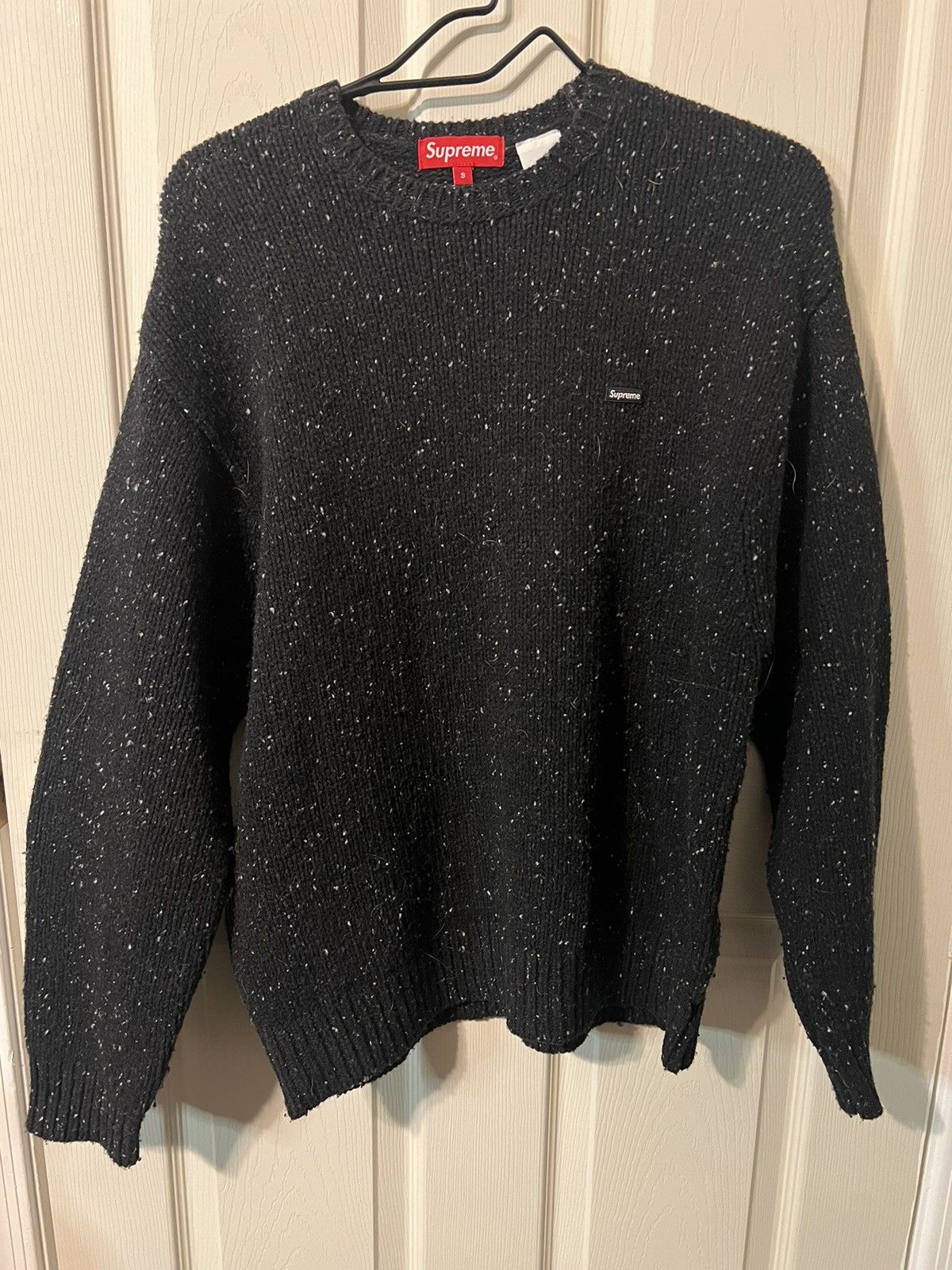 Supreme Small Box Speckle Sweater Royal