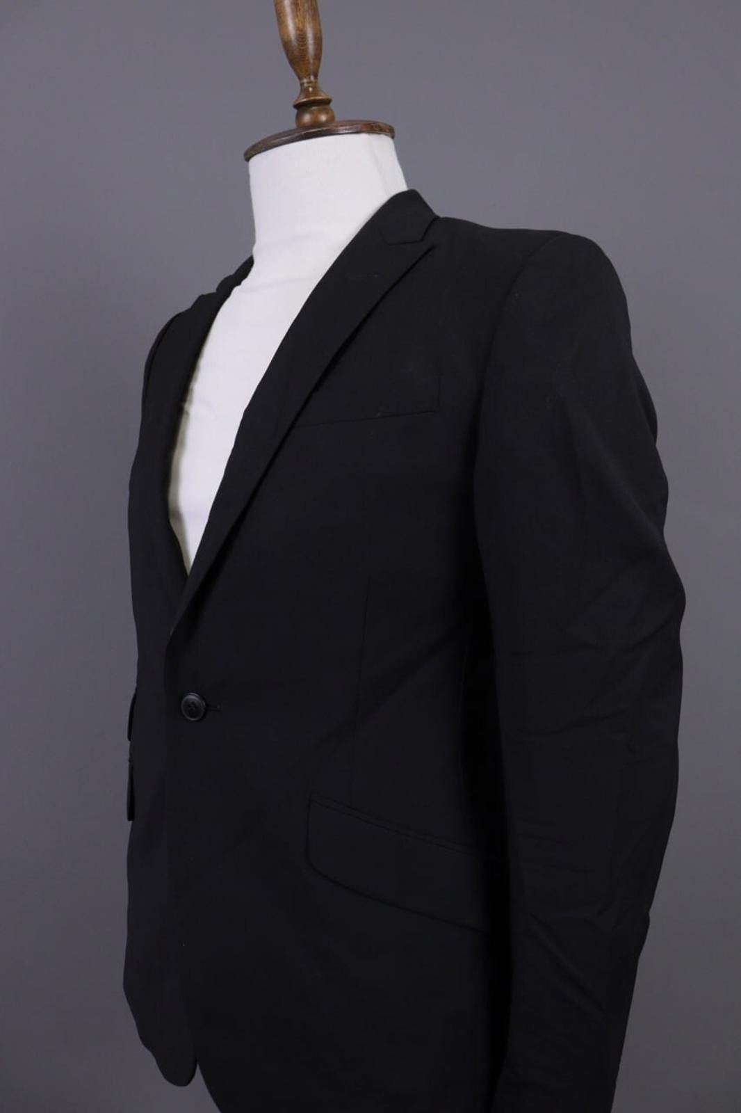 J.Lindeberg J.Lindeberg Black Men's Pure Wool Sport Coat Jacket 48 Long Size US M / EU 48-50 / 2 - 8 Thumbnail