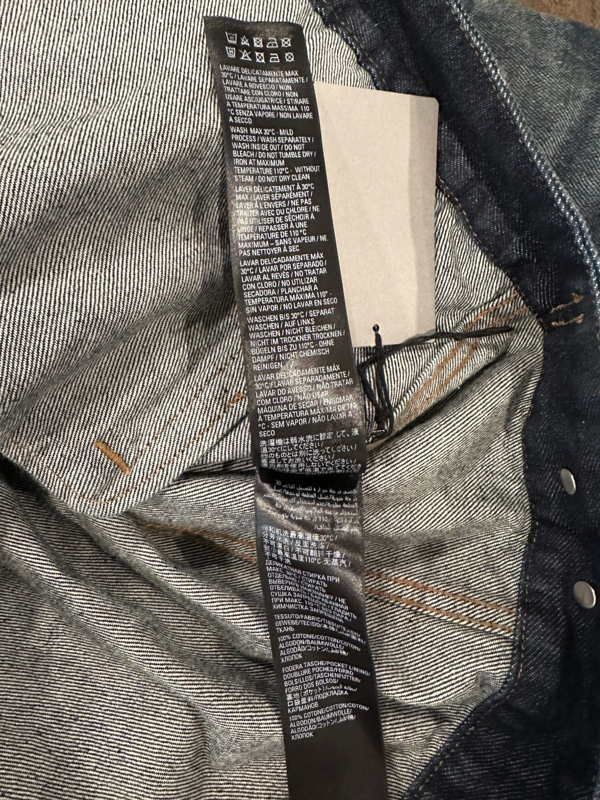 Balenciaga Balenciaga Denim Jacket Size XXS / US 00 / IT 34 - 7 Thumbnail