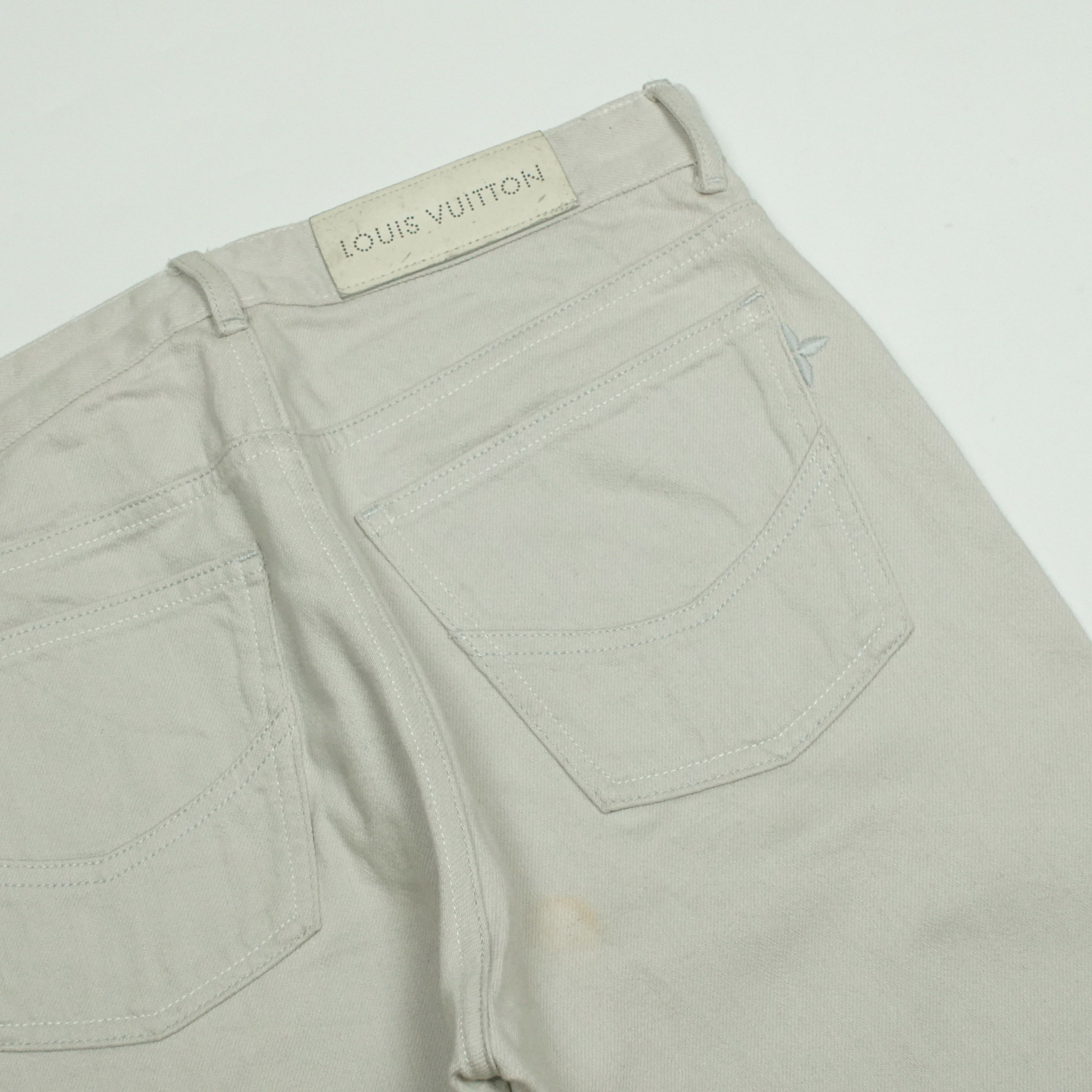 Louis Vuitton *NoTariff Louis Vuitton Light Grey Pants Size 30" / US 8 / IT 44 - 2 Thumbnail