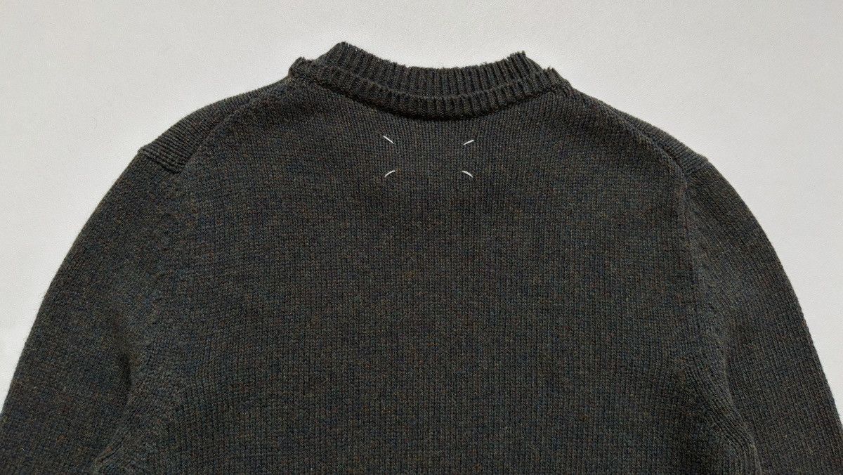 Maison Margiela A/W 21 Distressed Hems Wool Sweater Size US M / EU 48-50 / 2 - 16 Thumbnail