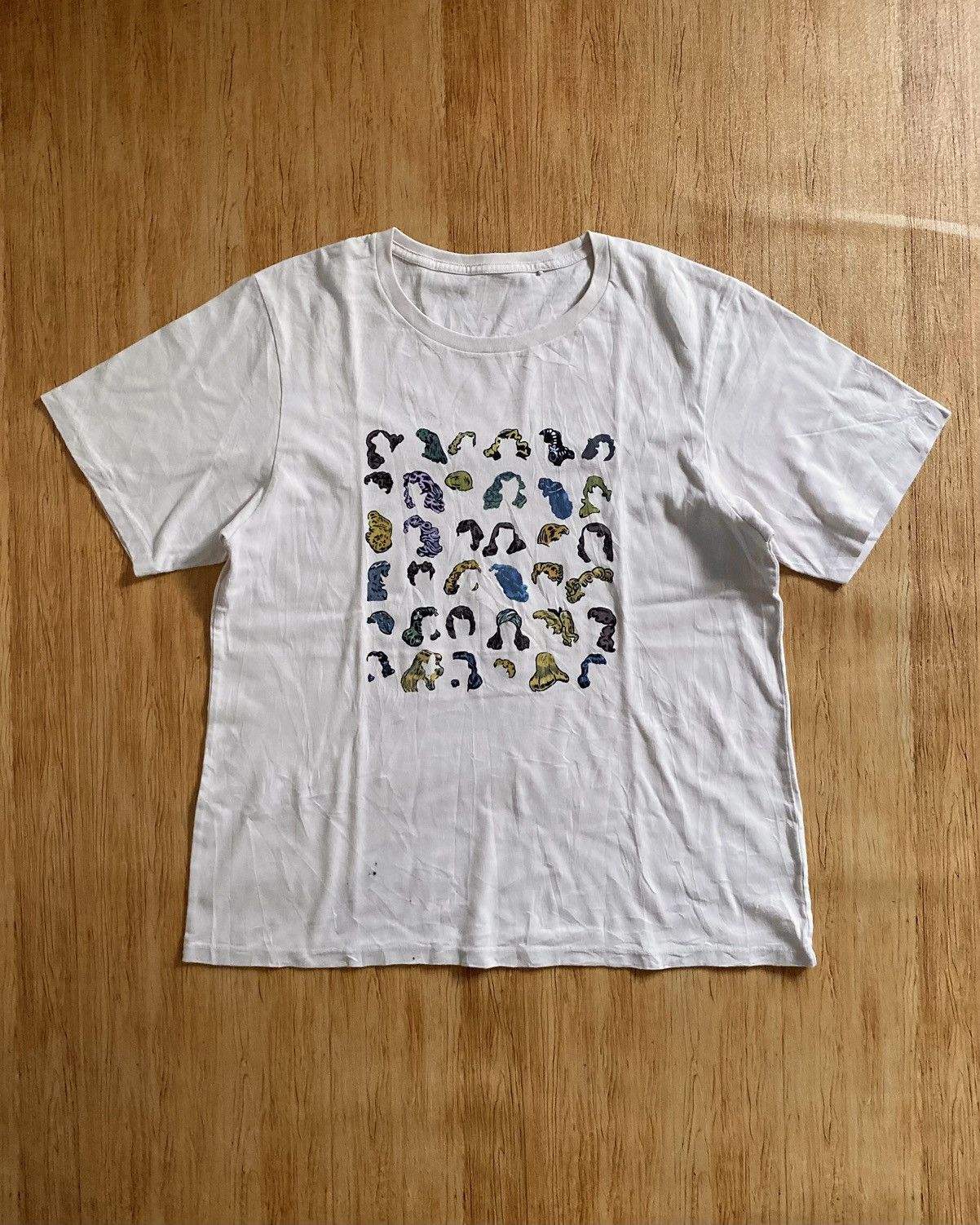 Uniqlo Uniqlo x MoMA Tshirt Cotton Beige Broken White Face Woman Size XL / US 12-14 / IT 48-50 - 1 Thumbnail