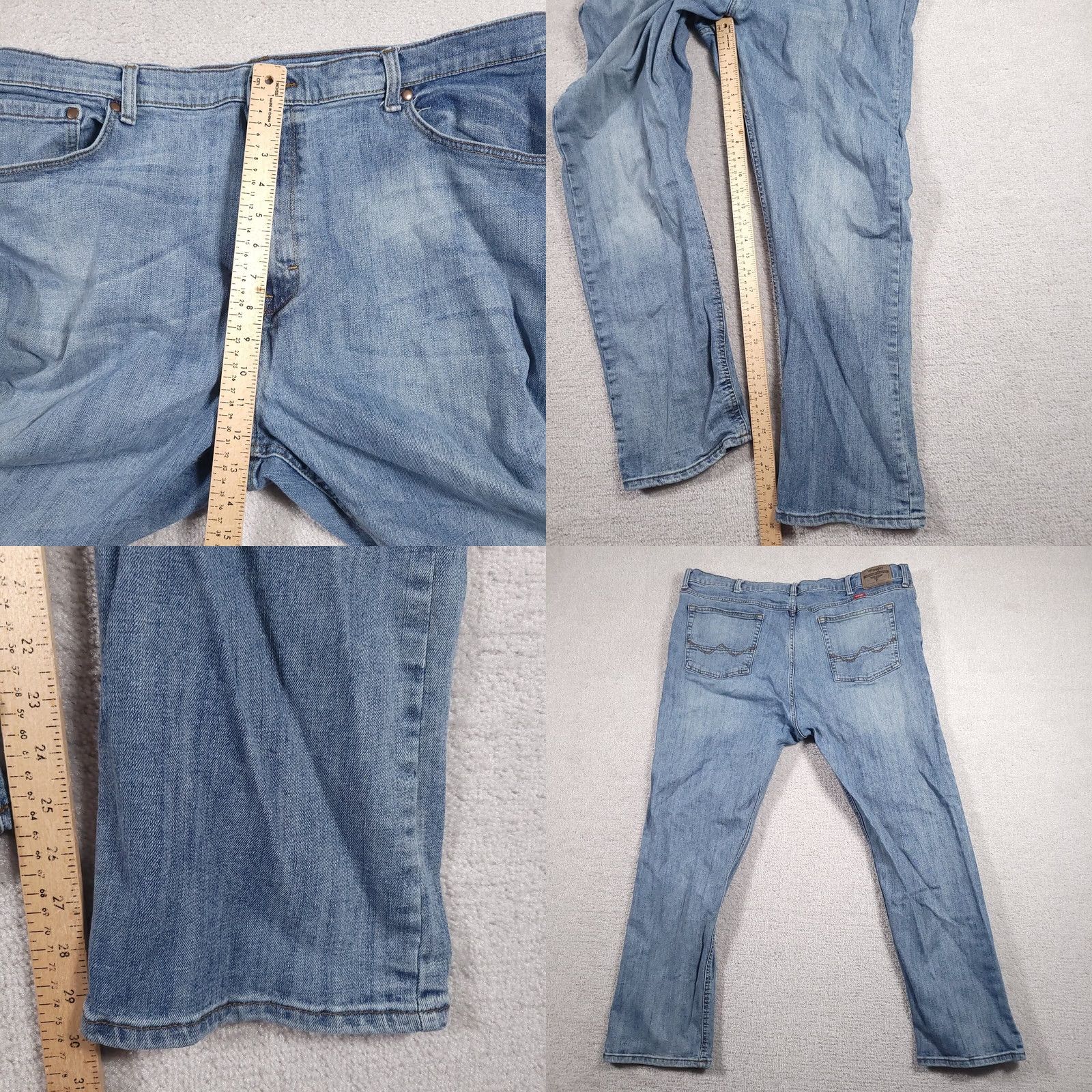 Wrangler Wrangler 5 Star Jeans Mens 42x30 Medium Wash Denim 5 Pocket Classic Straight Size US 42 / EU 58 - 8 Thumbnail