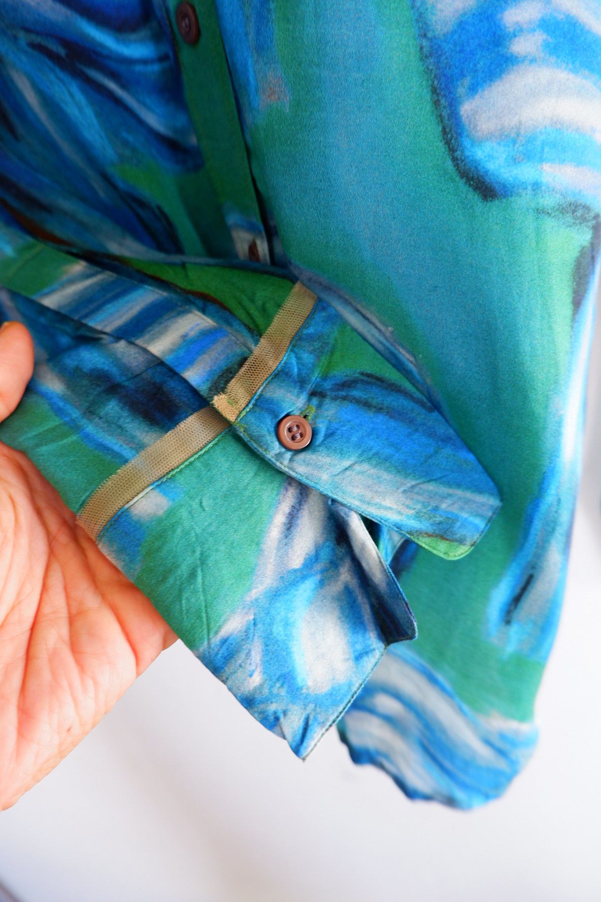Acne Studios ACNE STUDIOS Bow Printed Silk Blouse Size M / US 6-8 / IT 42-44 - 5 Thumbnail