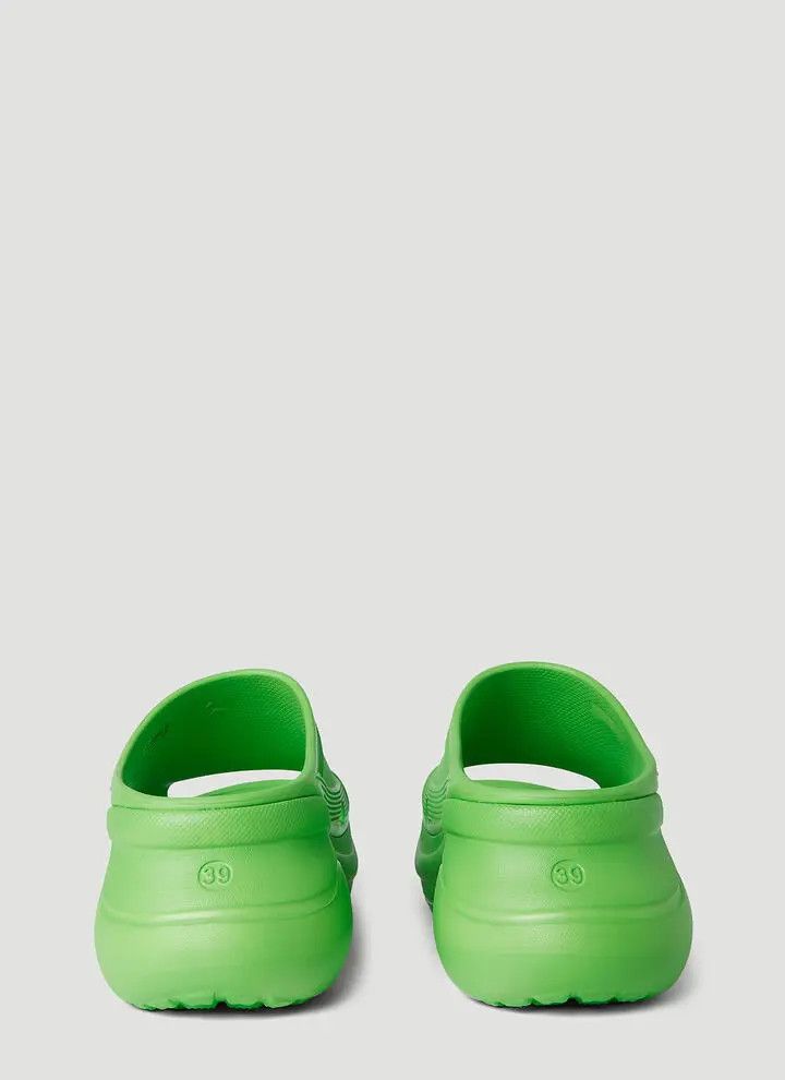 Balenciaga × Crocs o1in1g0924 Pool Crocs™ Slide Sandals in Green Size US 7 / EU 40 - 4 Thumbnail