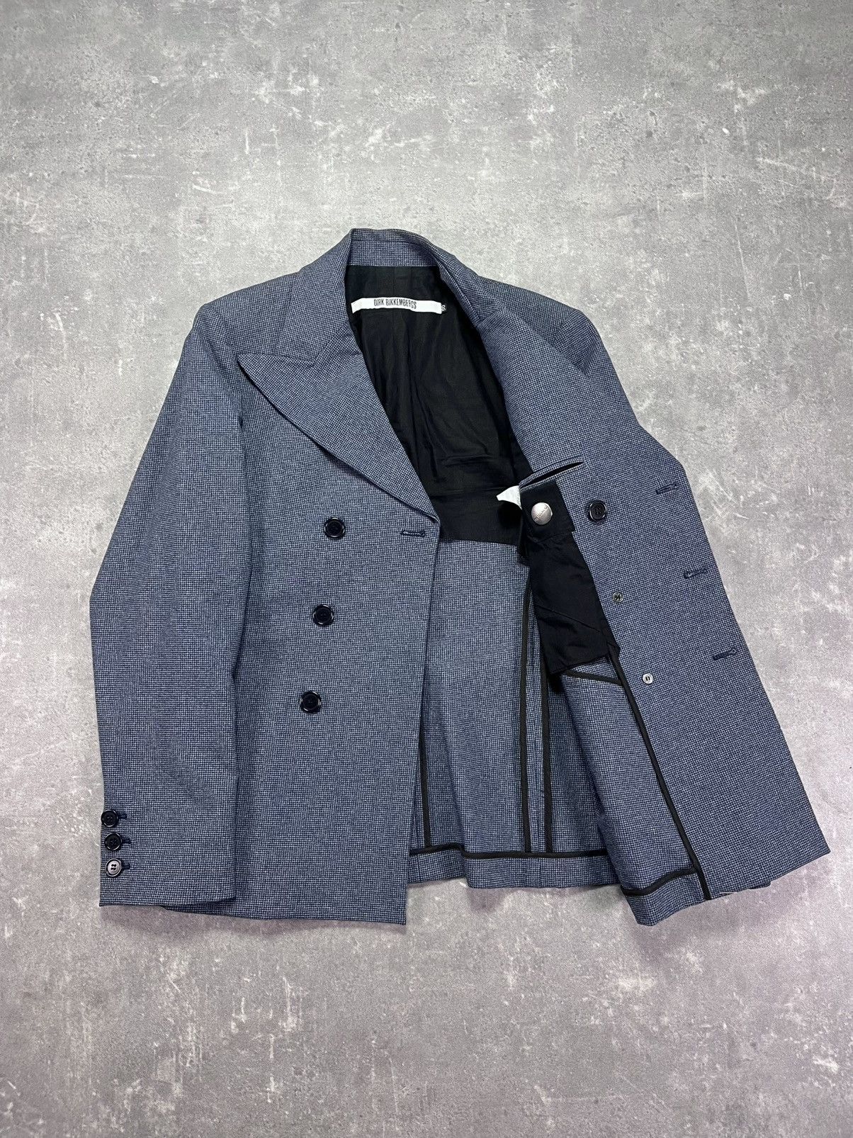 Dirk Bikkembergs Dirk Bikkembergs Double Breasted Coat Jacket 50 Size US M / EU 48-50 / 2 - 8 Thumbnail