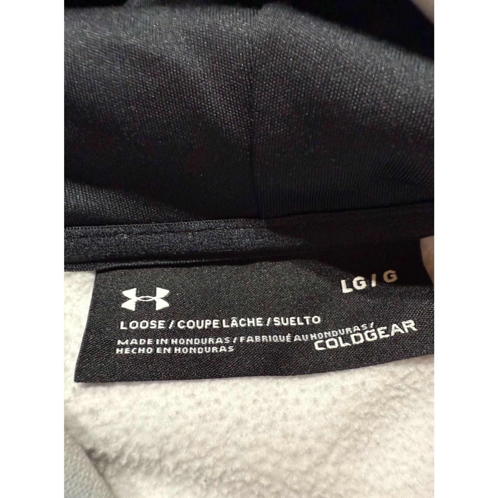 Under Armour Under Armour Hoodie Mens Pullover L Gray Storm Loose Fit Drawstring Regular 11 Size US L / EU 52-54 / 3 - 4 Thumbnail