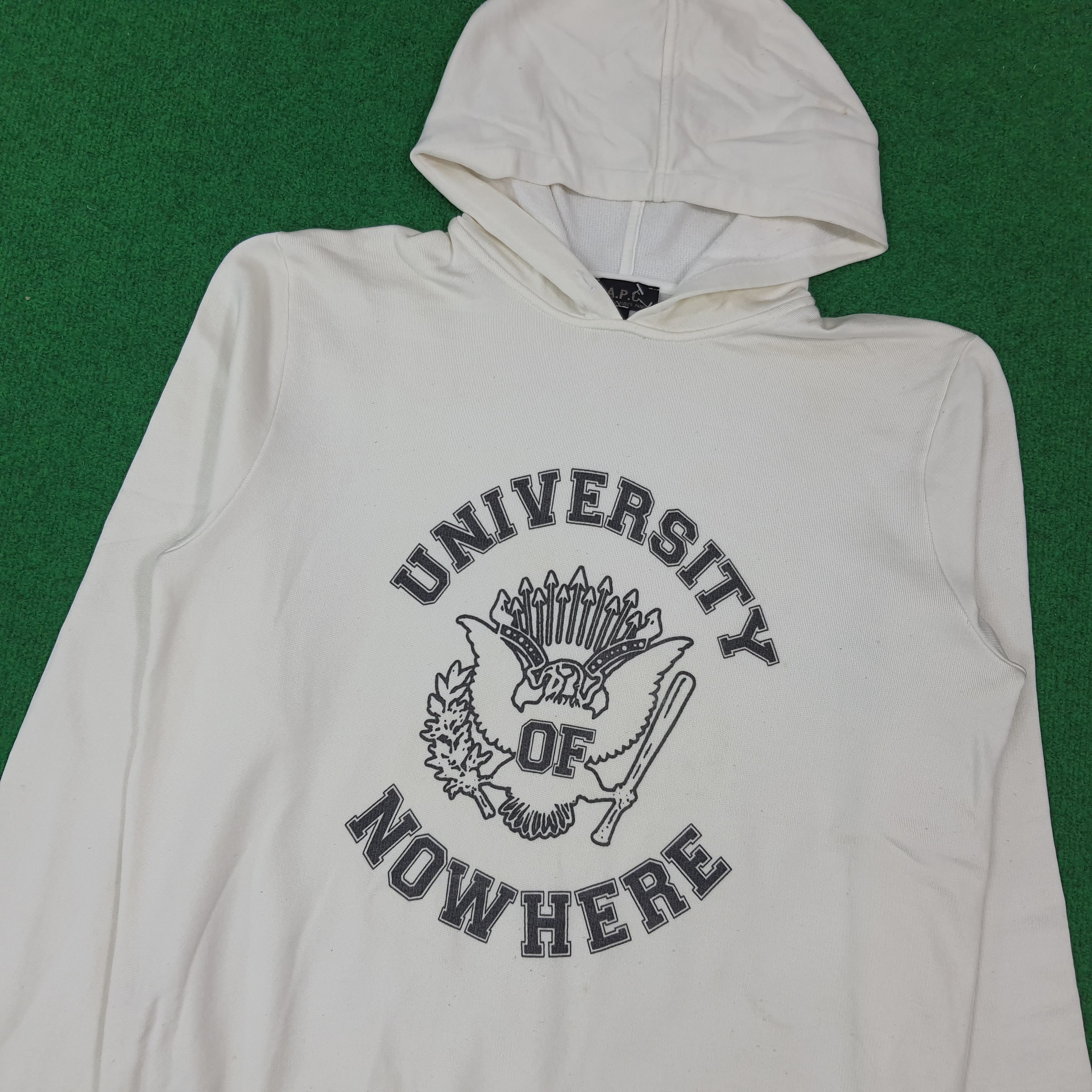 A.P.C. Vintage A.P.C. Paris University of Nowhere Hoodie C277N1 Size US M / EU 48-50 / 2 - 2 Thumbnail