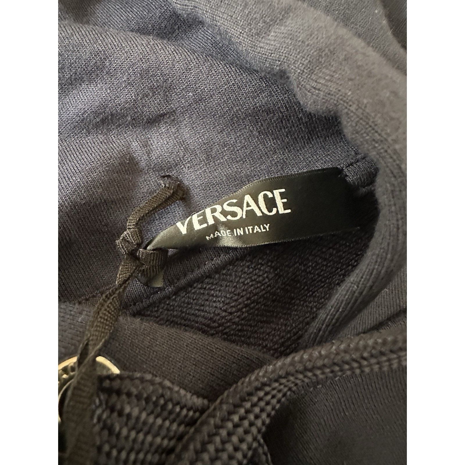 Versace Versace Embroidered Blue Sweatshirt with Hoodie XL 1012564 Size US XL / EU 56 / 4 - 13 Thumbnail