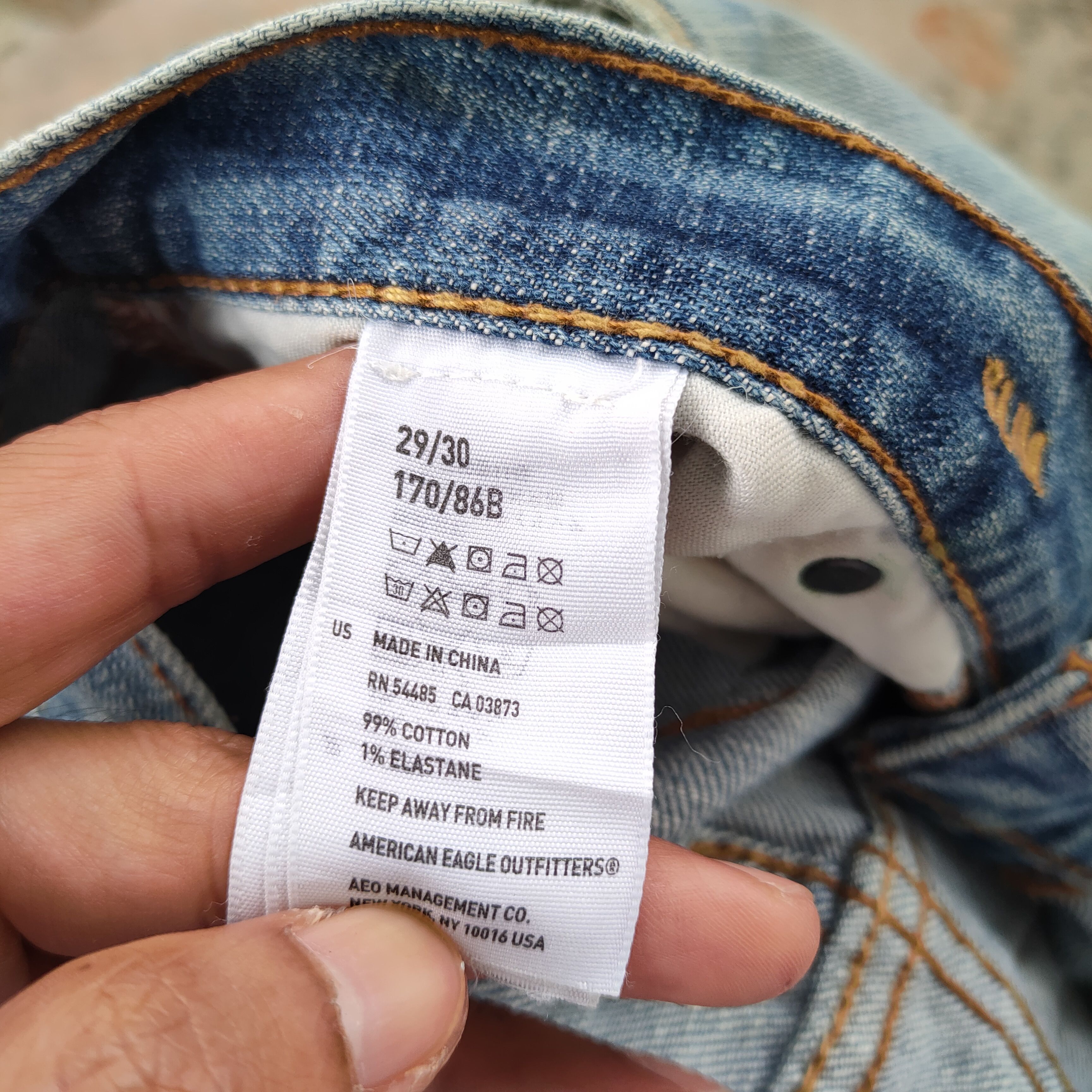 Japanese Brand × Vintage VINTAGE JAPANESE FADED DISTRESSED JEANS DENIM PANTS Size US 31 - 13 Thumbnail