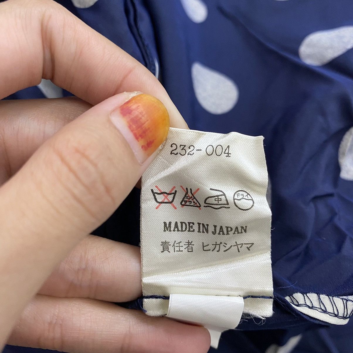 Japanese Brand LEILIAN Japanese Brand Polca Dot Design Overprint Overcoat Size XL / US 12-14 / IT 48-50 - 5 Thumbnail