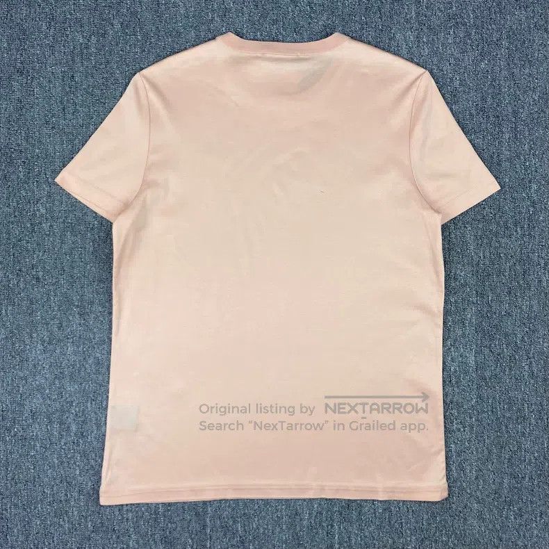 Loro Piana Loro Piana Light Pink Badge Embroidered Round Neck Short S Size M / US 6-8 / IT 42-44 - 3 Thumbnail