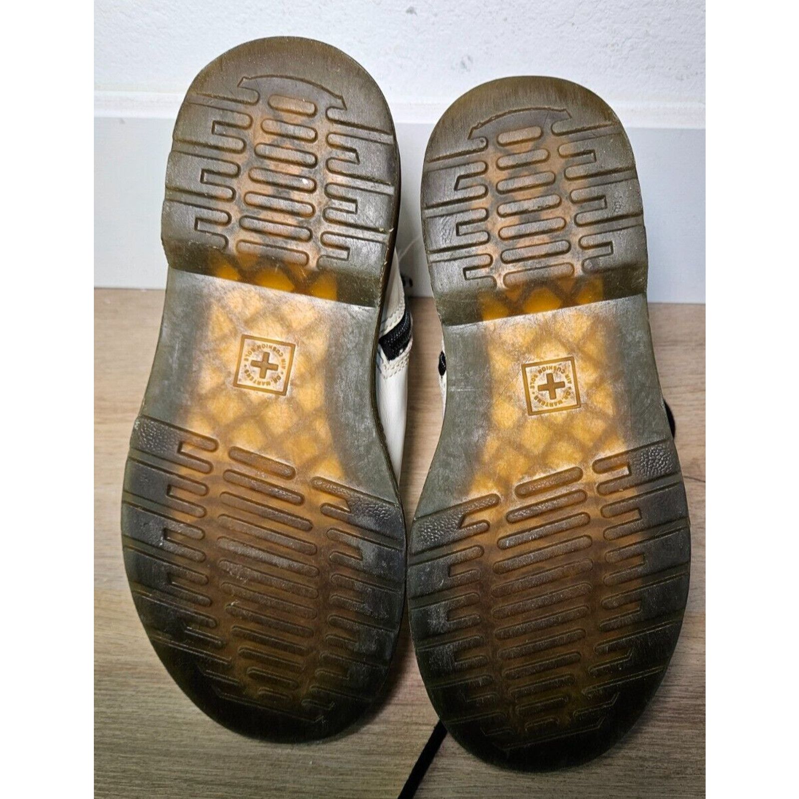 Dr. Martens Dr. Martens 1460 Pascal Women’s Size US3 White Leather Boots Size US 4 / IT 34 - 5 Thumbnail
