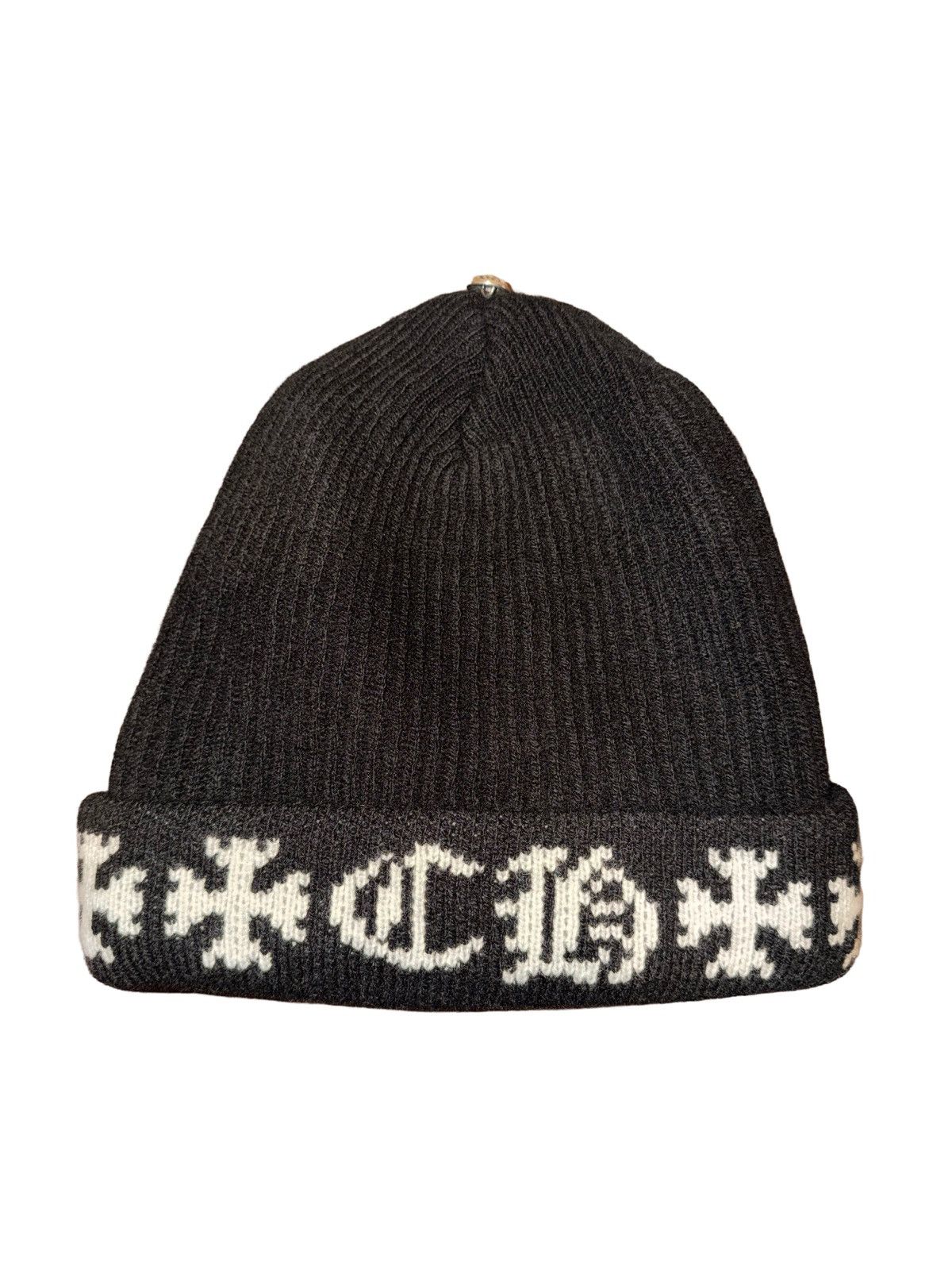 Chrome Hearts Chrome Hearts BIG DADDY cashmere beanie black | Grailed