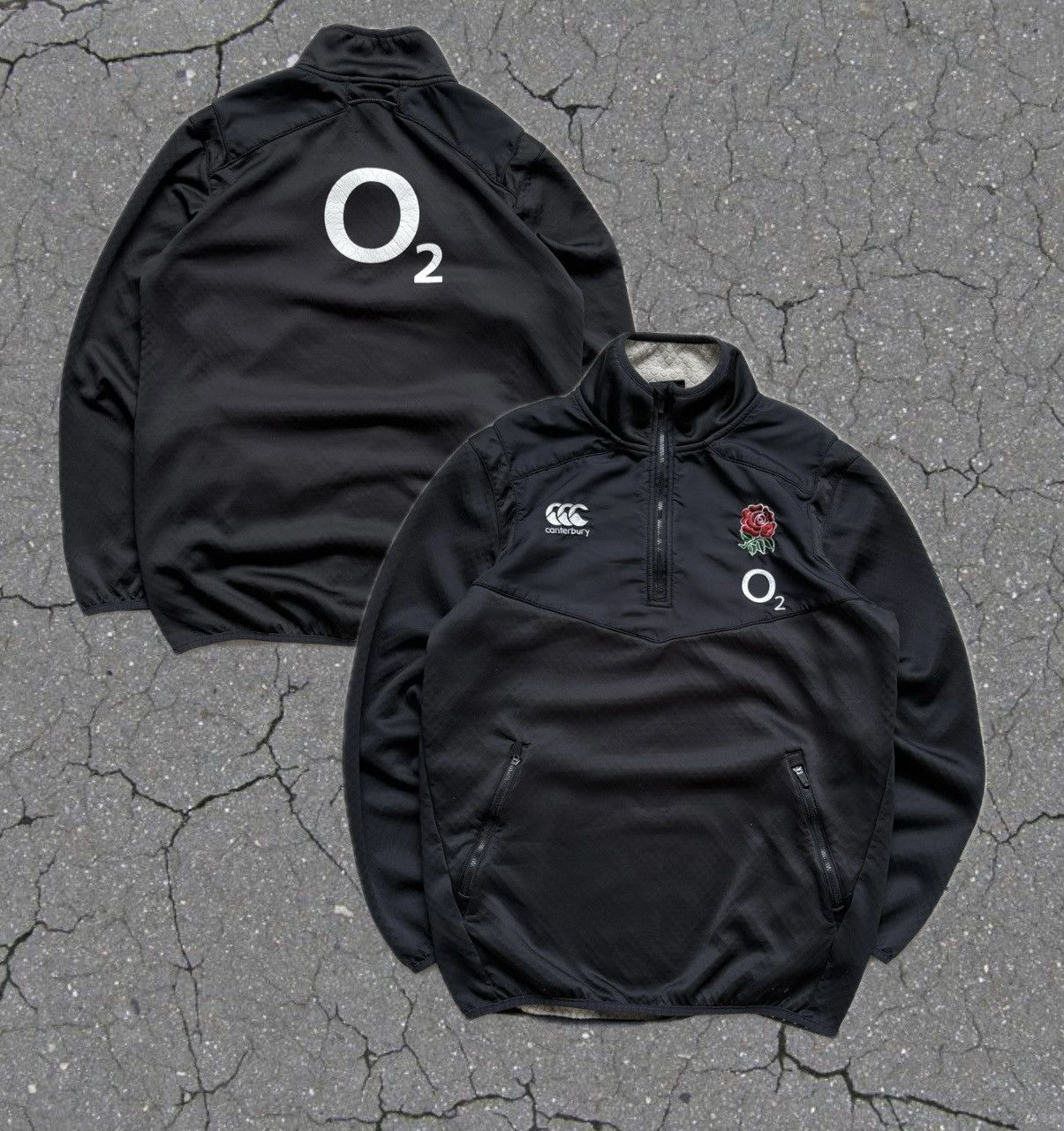 Canterbury of New Zealand 🏈 Blockore Canterbury England Rugby jersey thermal sweater Size US M / EU 48-50 / 2 - 1 Thumbnail