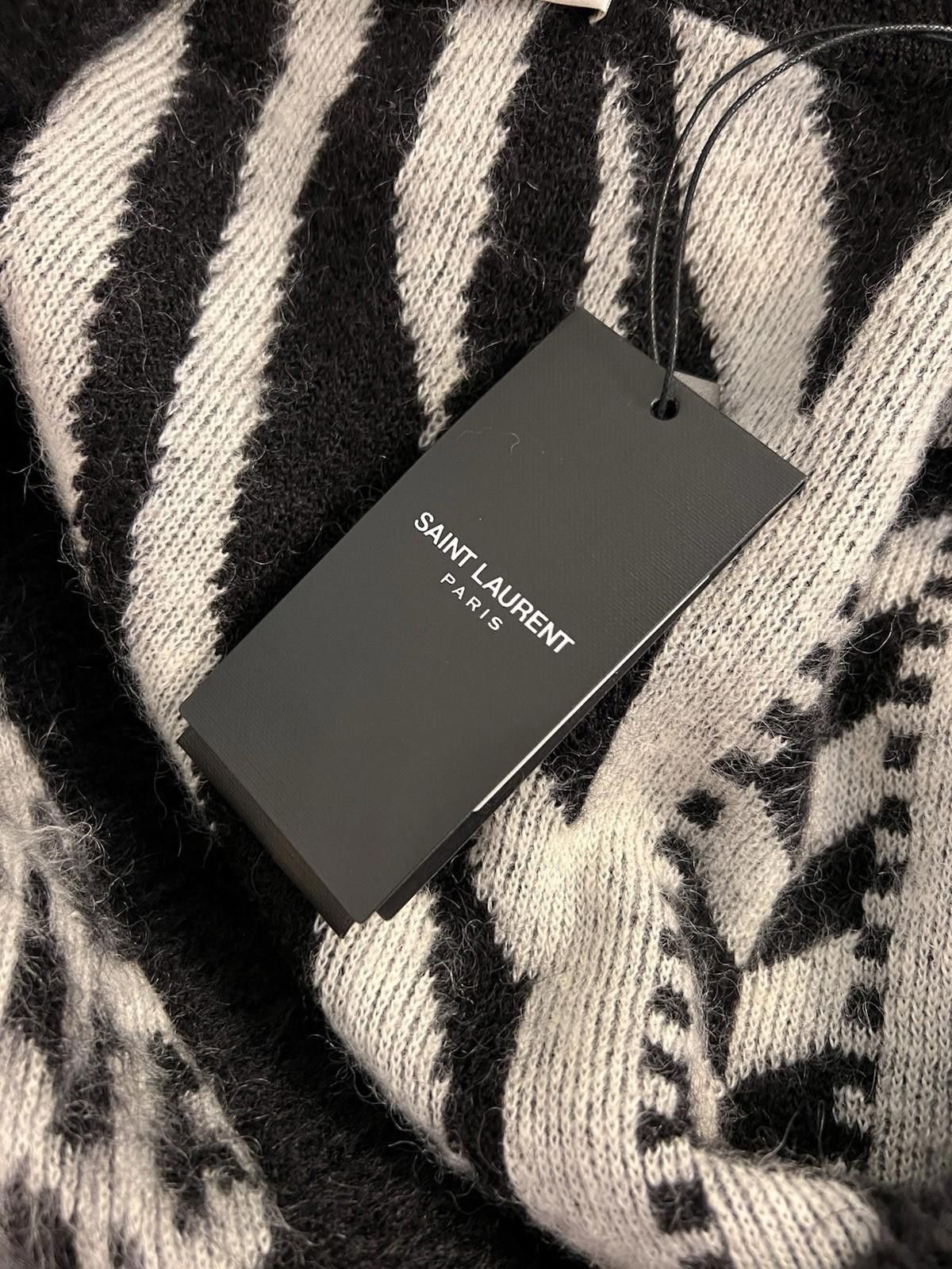 Saint Laurent Paris SAINT LAURENT PARIS Cardigan Skate Patchwork Knit Size US S / EU 44-46 / 1 - 8 Thumbnail