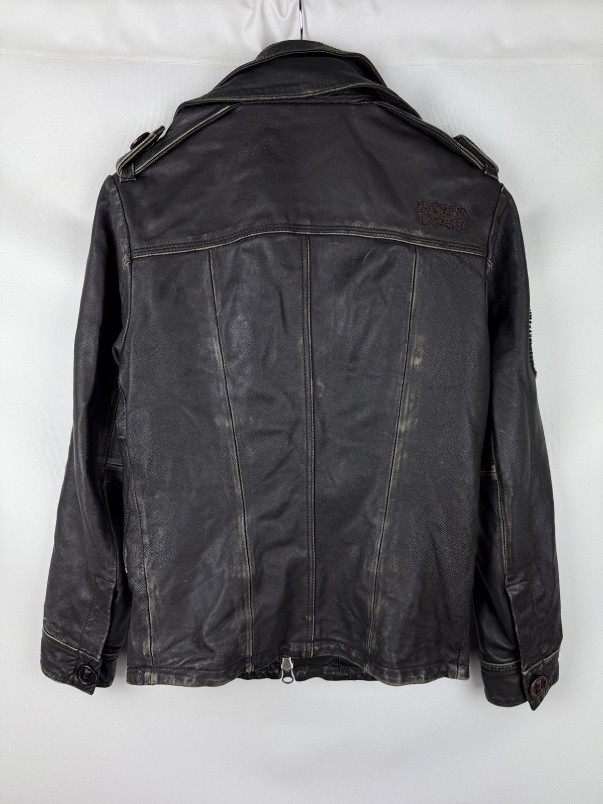 Superdry Superdry Japan Men’s Leather Multipocket Jacket Size S Size US S / EU 44-46 / 1 - 20 Thumbnail