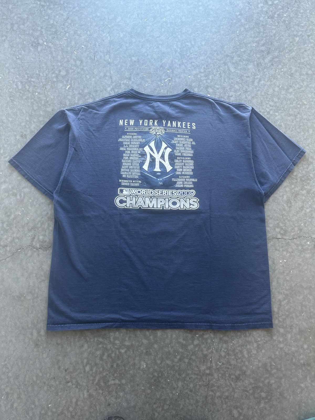 New York Yankees × Vintage Y2K 2009 New York Yankees World Series Champions Tee Size US XXL / EU 58 / 5 - 5 Thumbnail